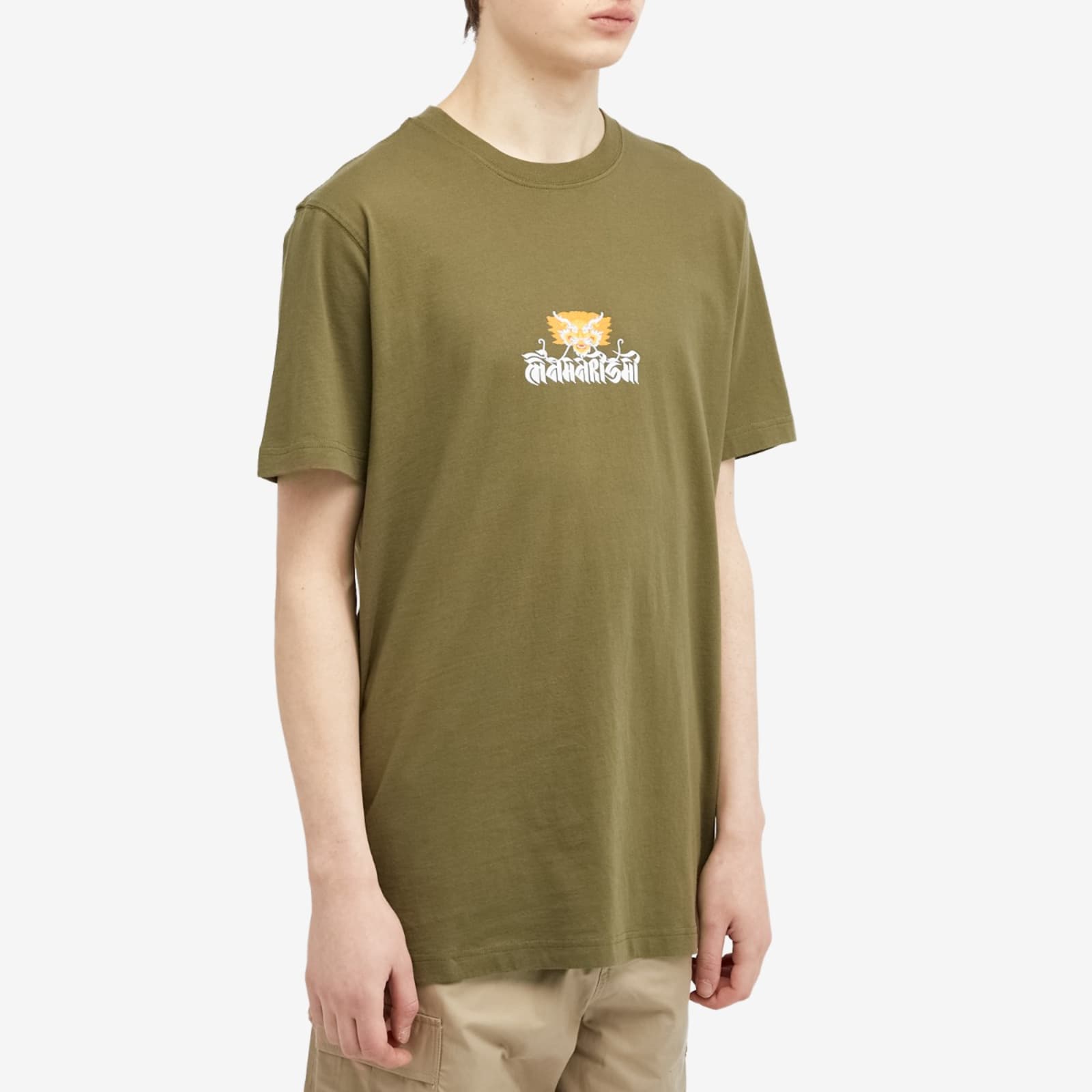 Maharishi Tashi Mannox Abundance Circle T-Shirt - Olive