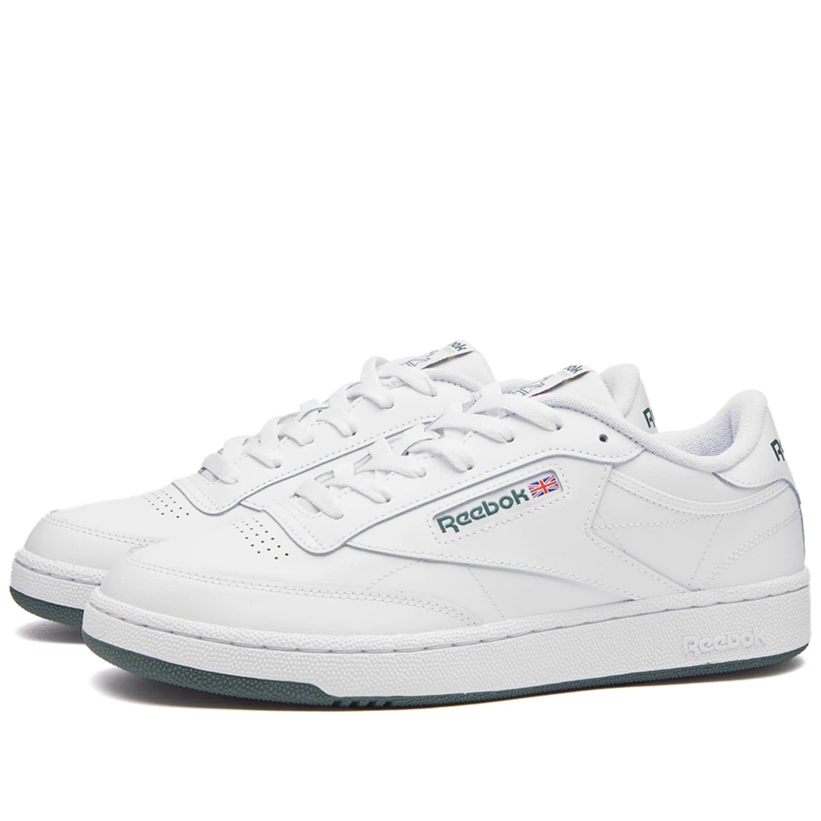 Reebok Club C 85 - White & Chalk Green