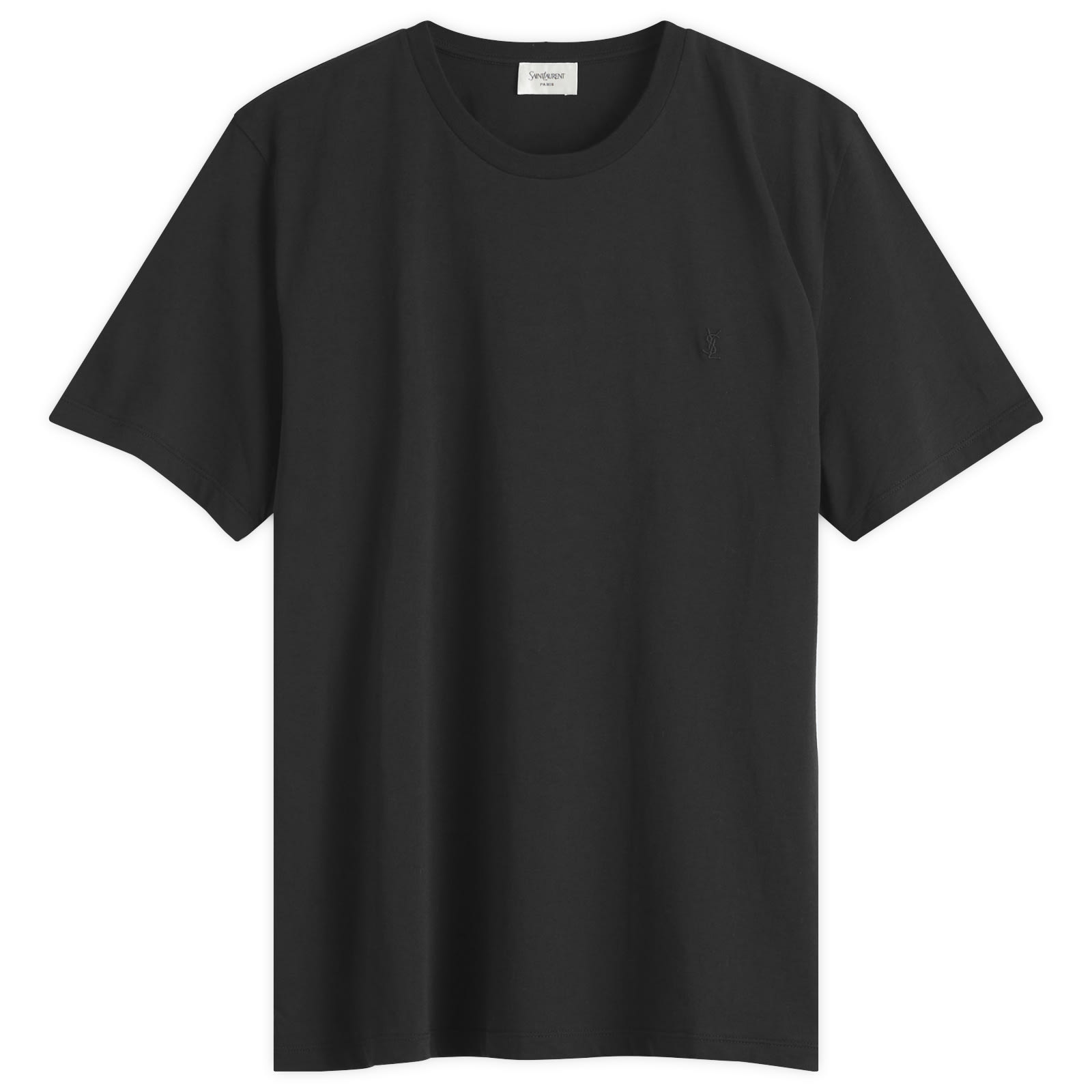 SAINT LAURENT PARIS｜SHORT-SLEEVED ROUND NECK T-SHIRTS ( Saint Laurent Logo-printed T-shirt | Men's Clothing | Vitkac