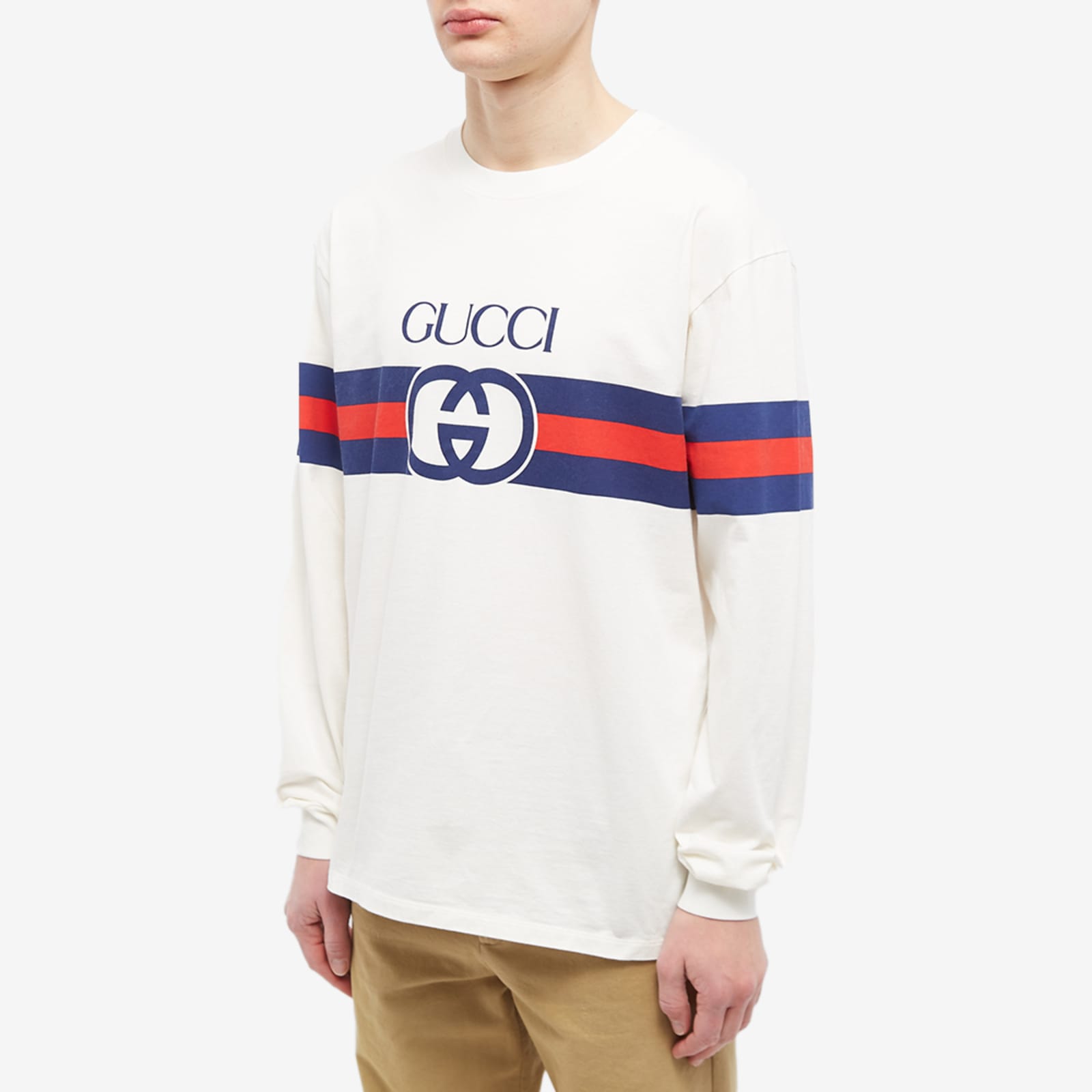 Gucci Long Sleeve New Logo T-Shirt
