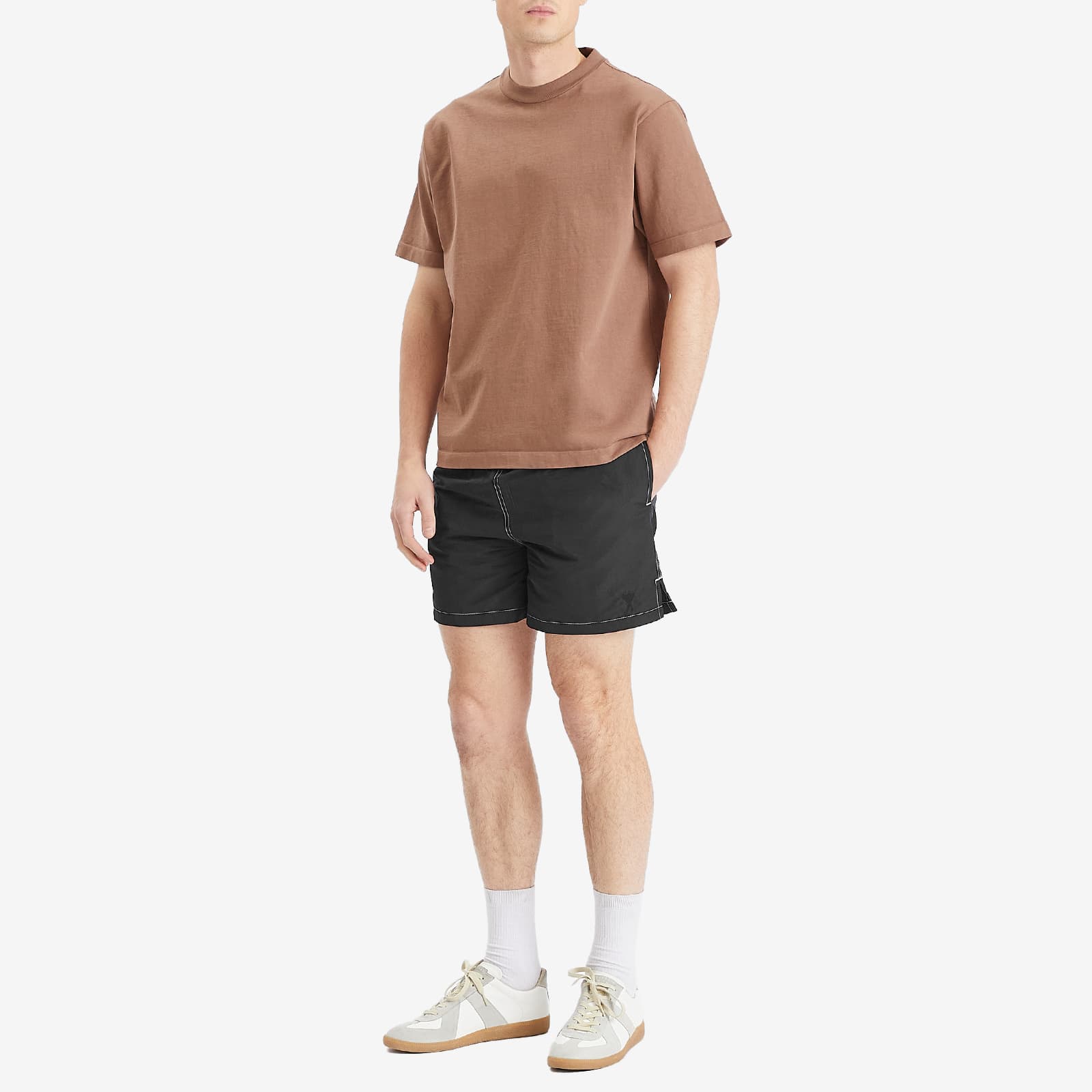 AMI Paris Beach Short - Black