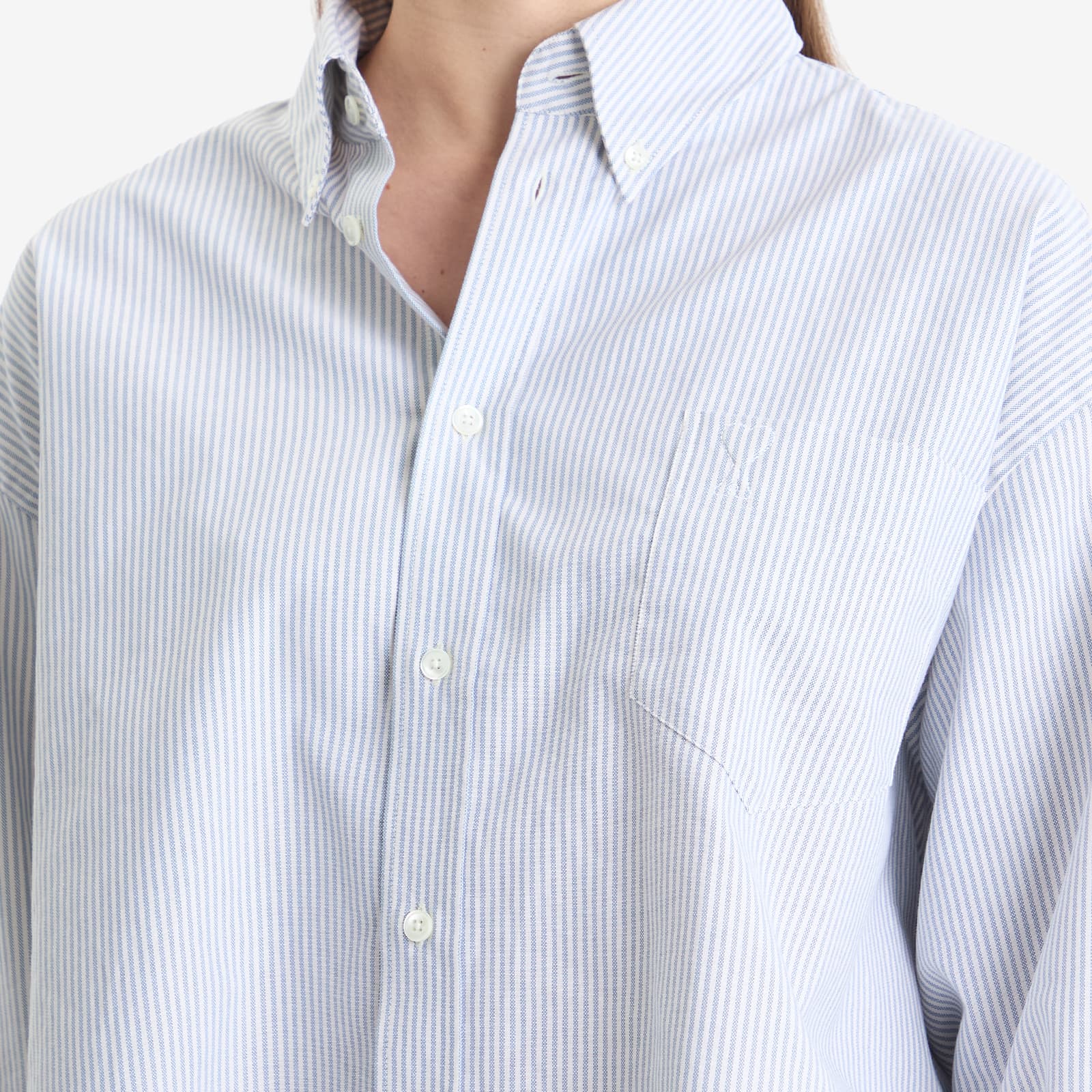 AMI Paris Cropped Oversized ADC Shirt