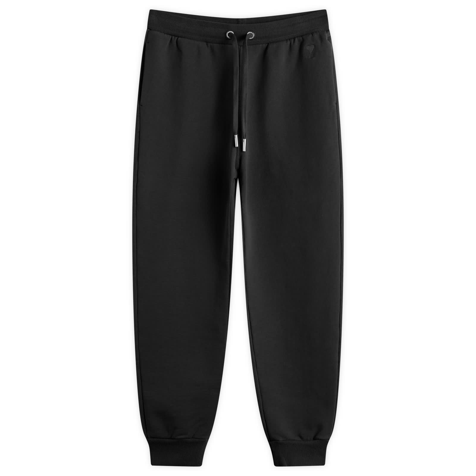 AMI Paris Tonal ADC Jogger - Wool Gabardine Black
