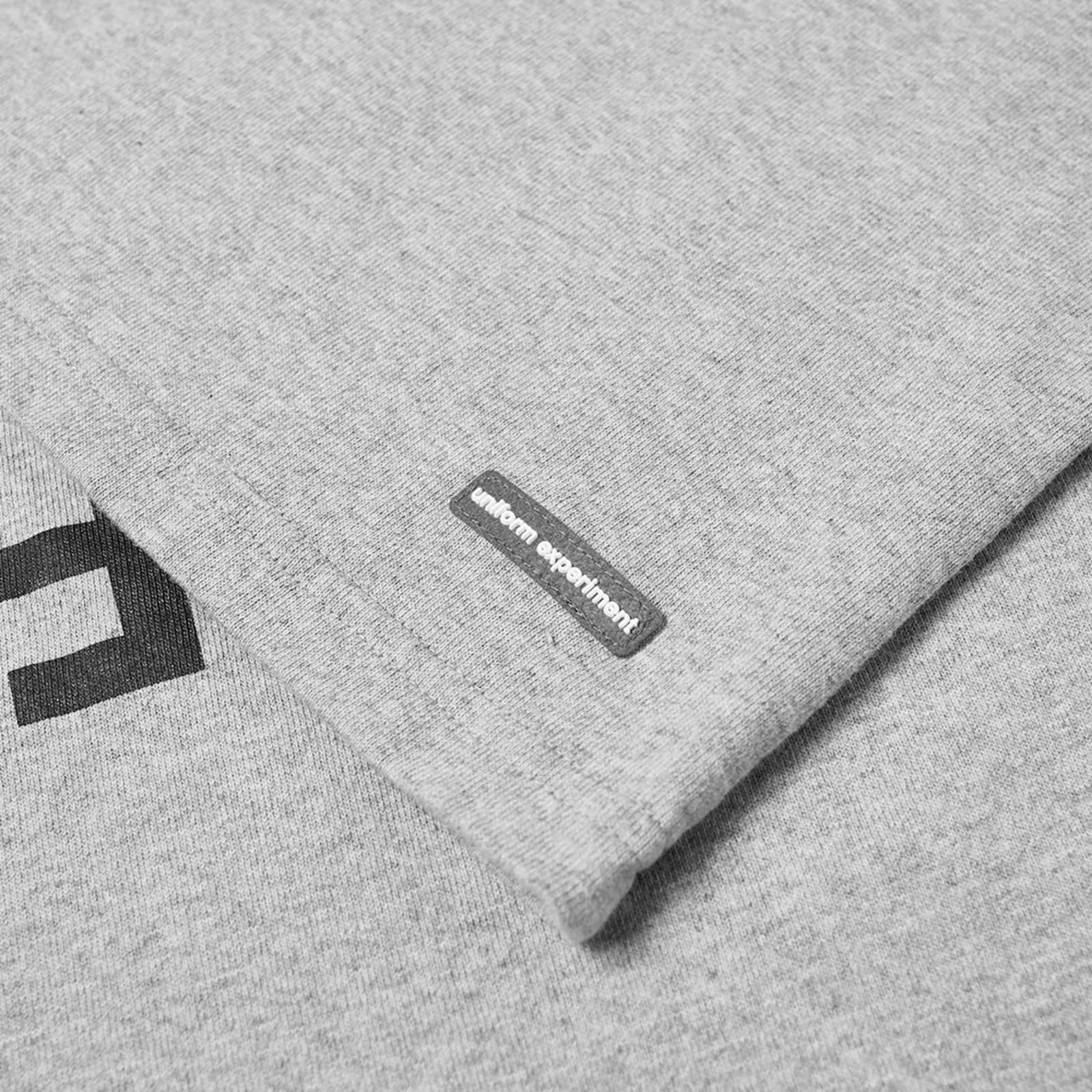 Uniform Experiment Long Sleeve Authentic T Shirt Grey END AU uniform-experiment-long-sleeve-authentic-t-shirt-grey-end-au