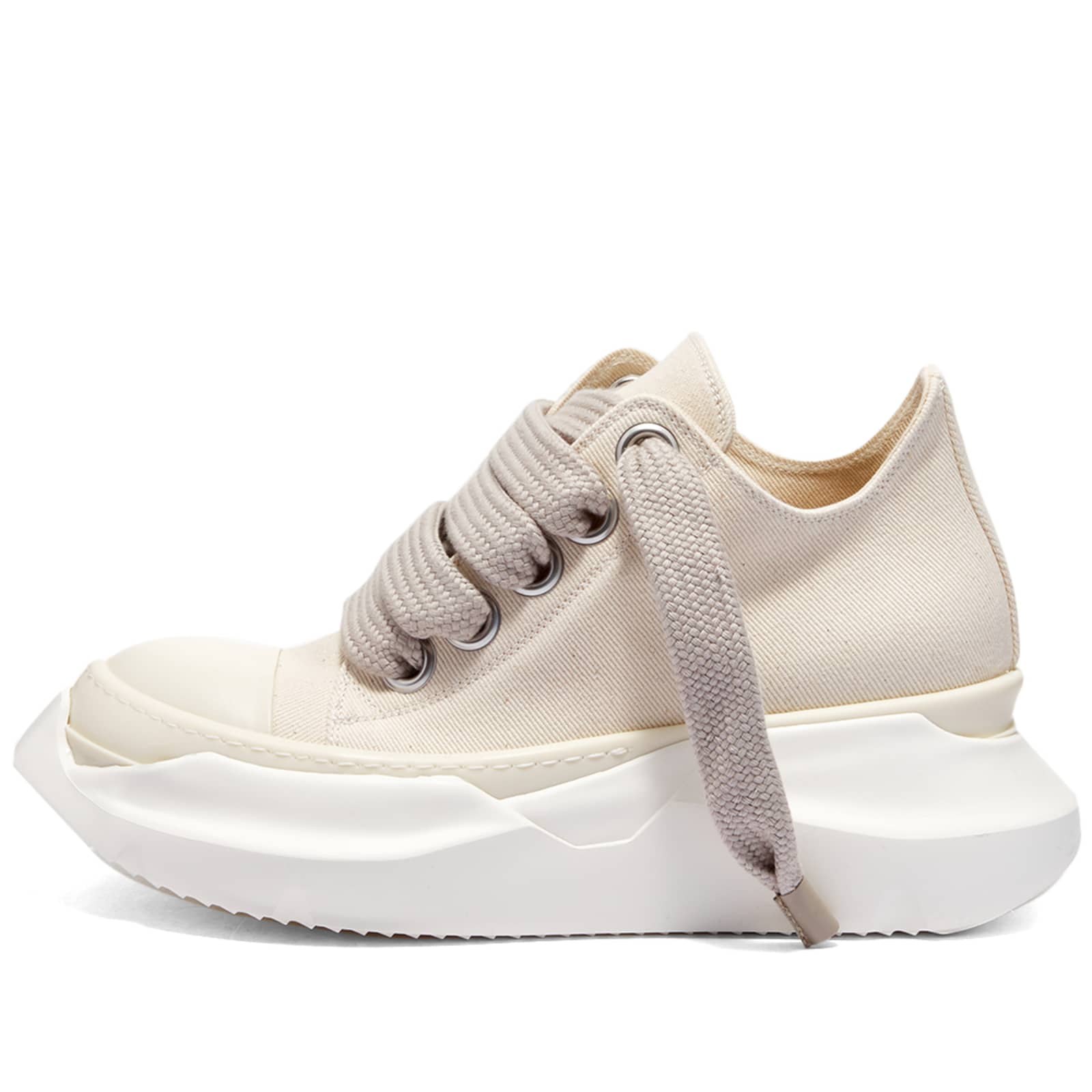 Rick Owens DRKSHDW Abstract Low Sneakers - Natural Milk