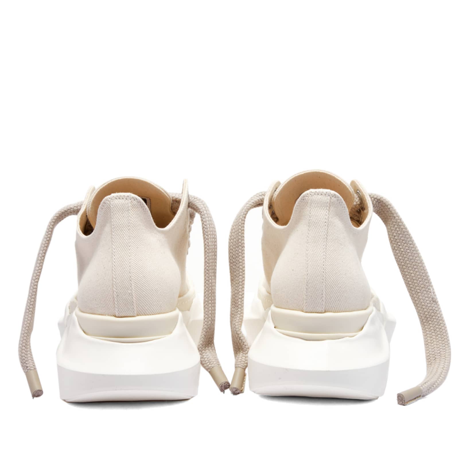 Rick Owens DRKSHDW Abstract Low Sneakers - Natural Milk