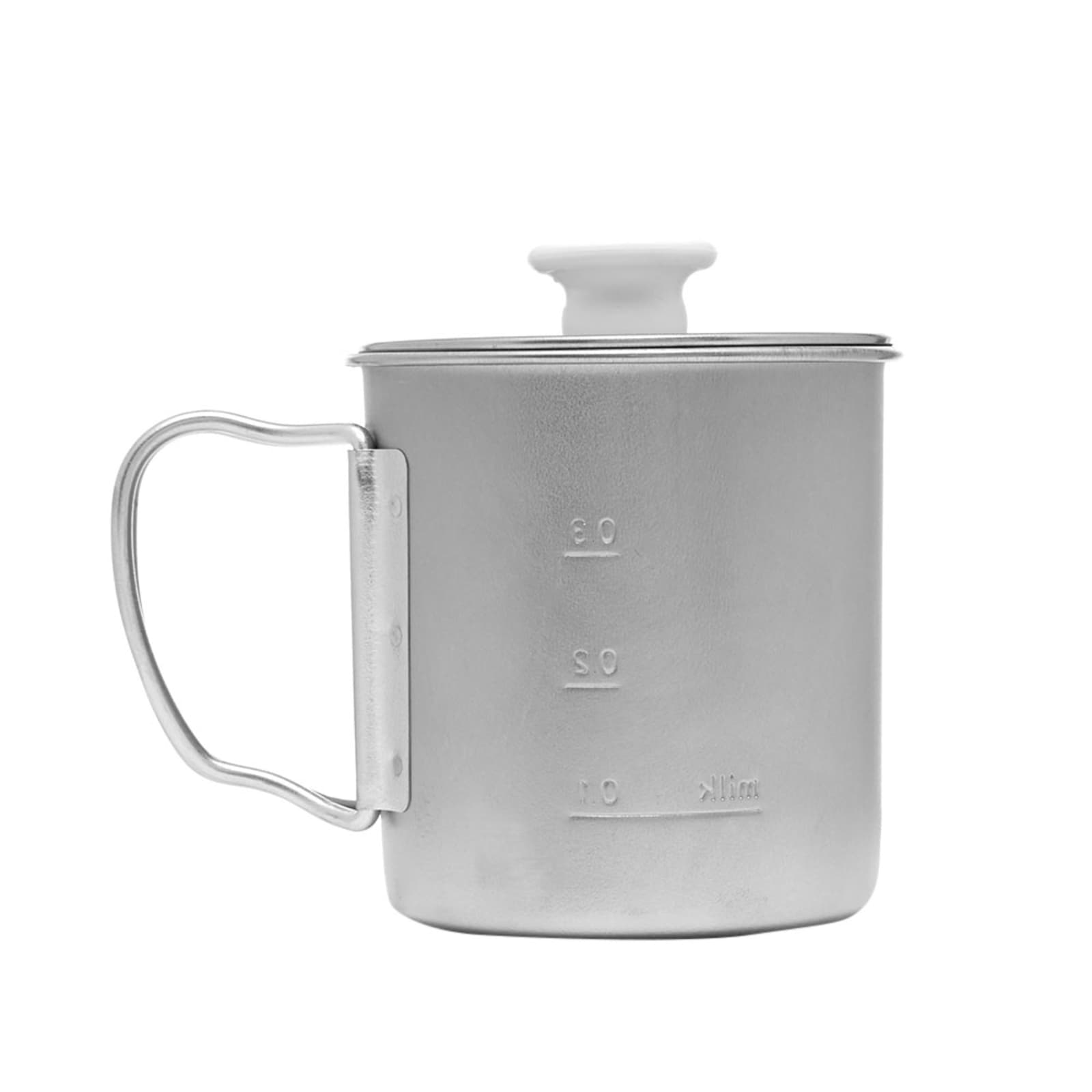 Snow Peak Titanium Milk Foamer Silver END. (UK)