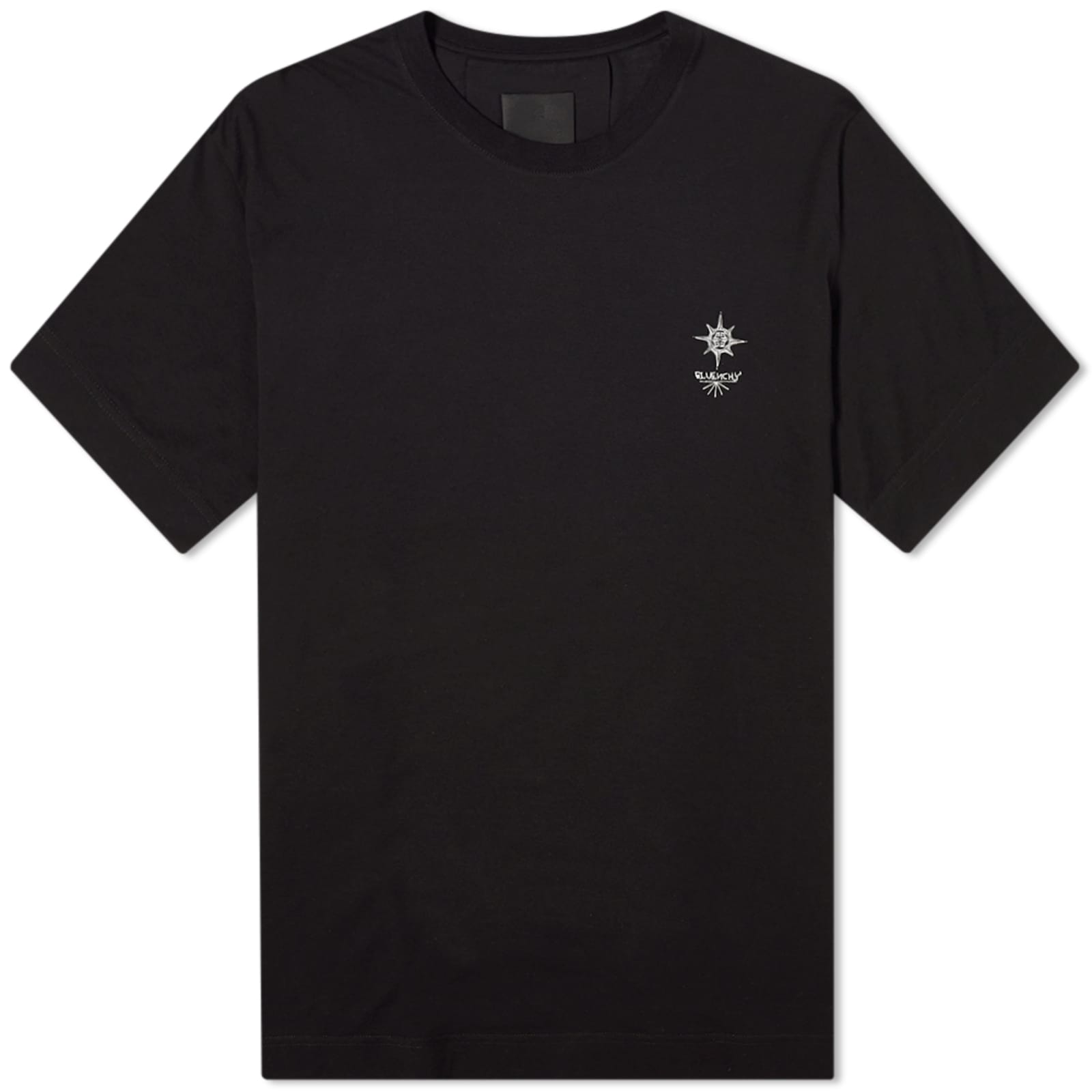 Slim fit t-shirt in cotton with 4G embroidery in - black