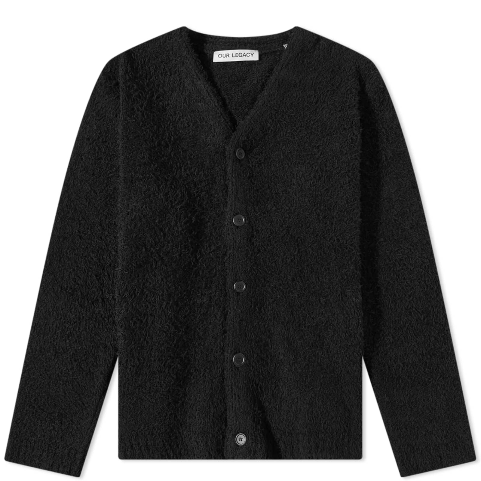 Our Legacy Knitted Cardigan Black END.