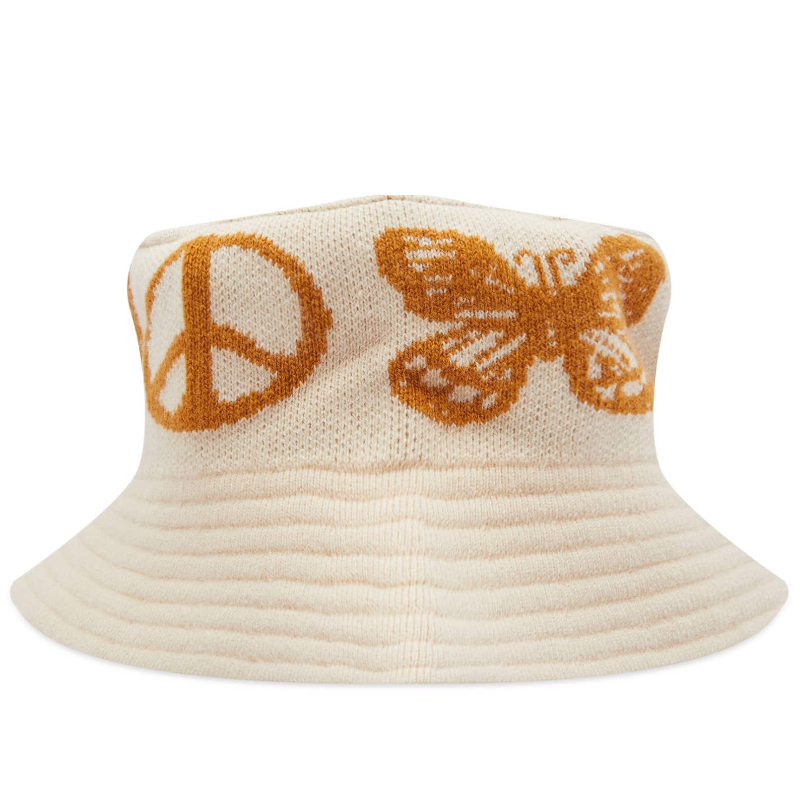 Butter Goods Tour Knit Bucket Hat Cream END.