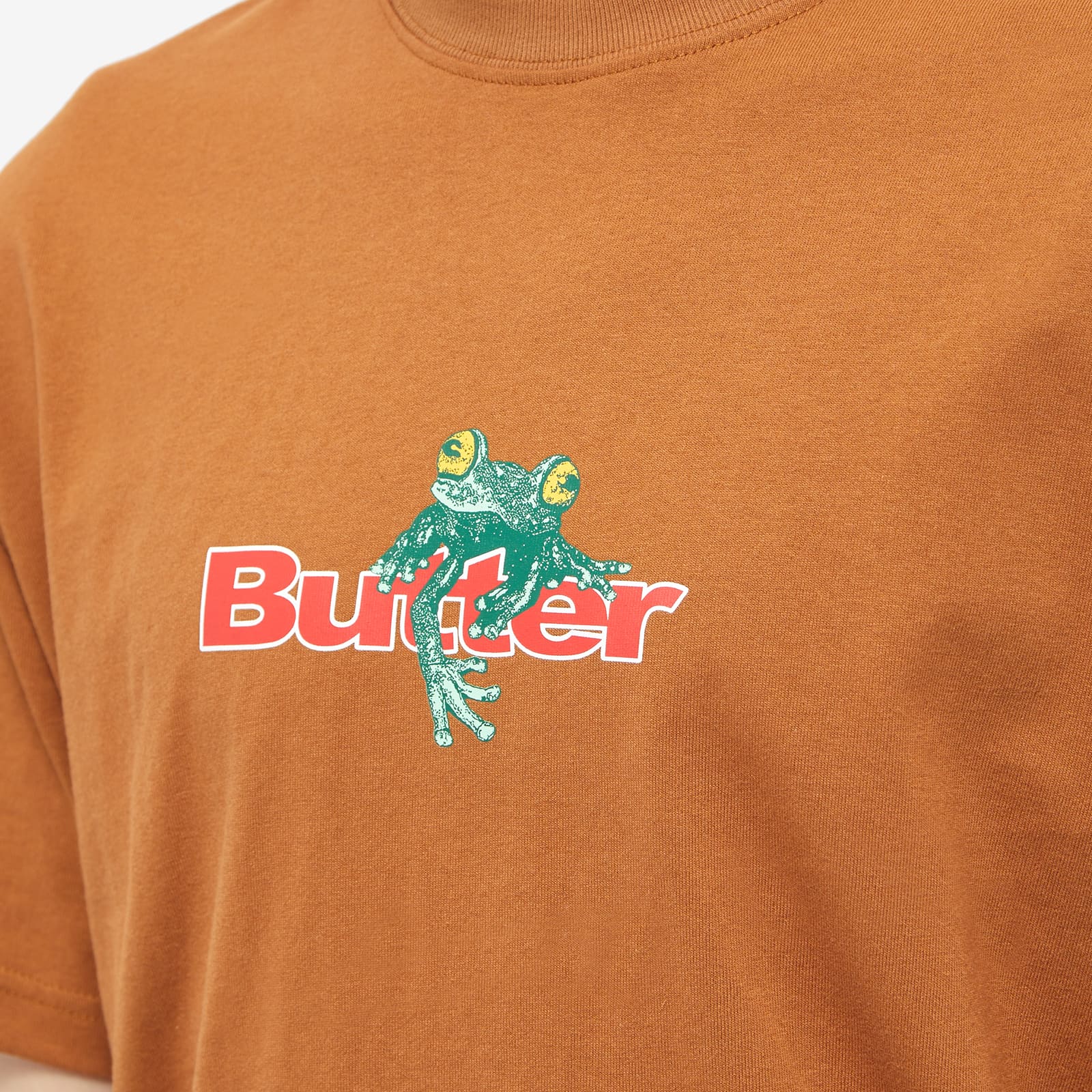 Butter Goods Tree Frog Logo TShirt Oak Brown END. (CA)