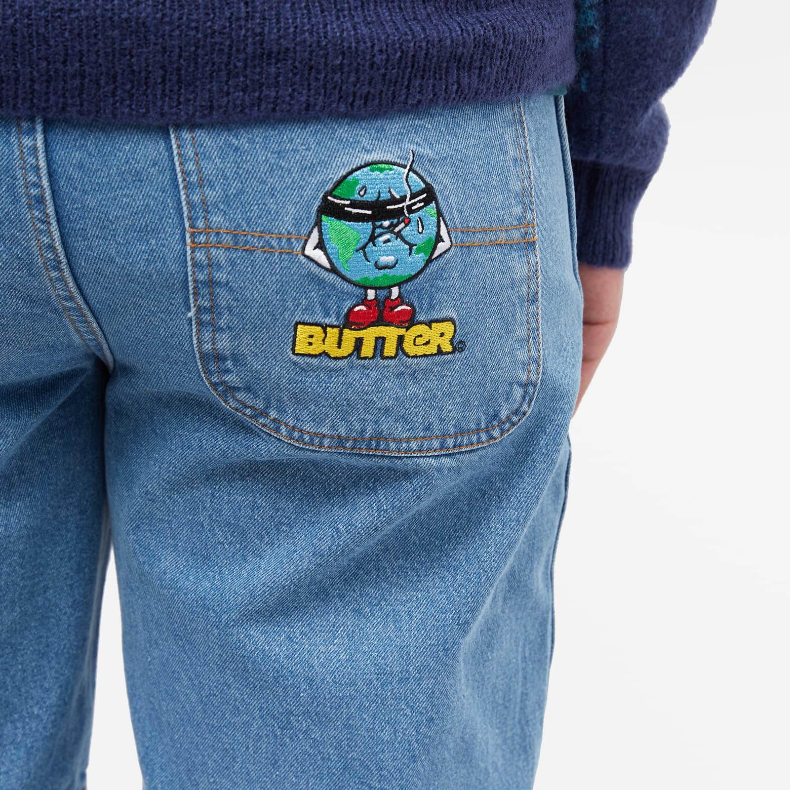 Butter Goods Blindfold Denim Shorts Washed Indigo END. (US)