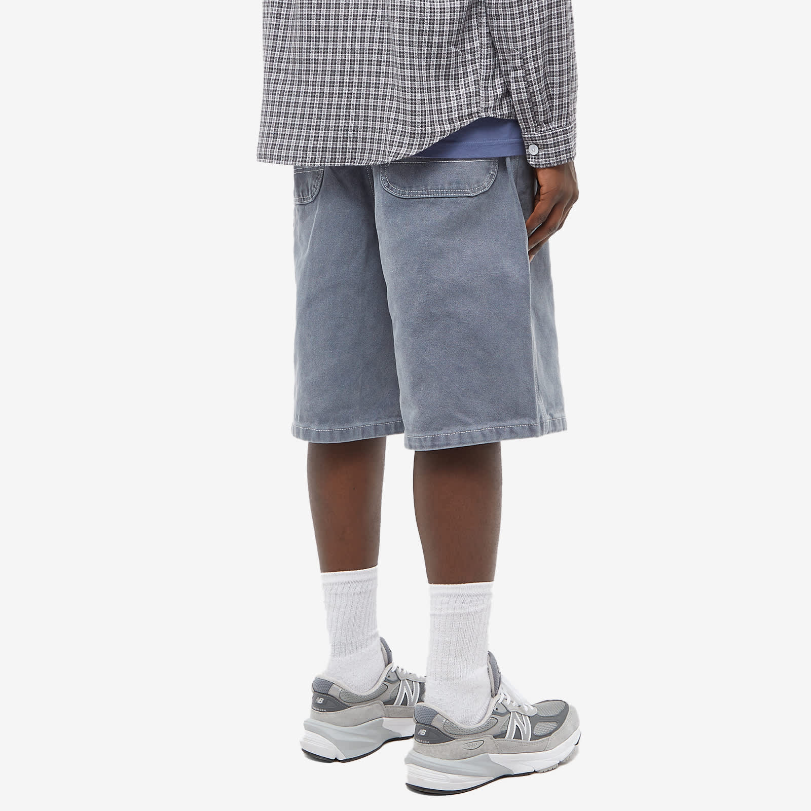 Butter Goods Washed Canvas Work Shorts Slate END.