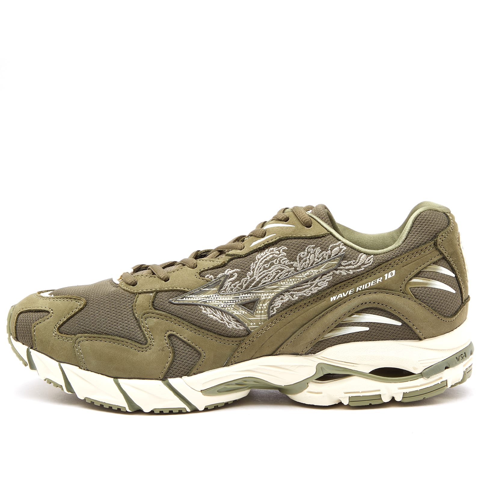 Mizuno x Maharishi Wave Rider 10 Deep Depths, Papyrus & Deep Depths ...
