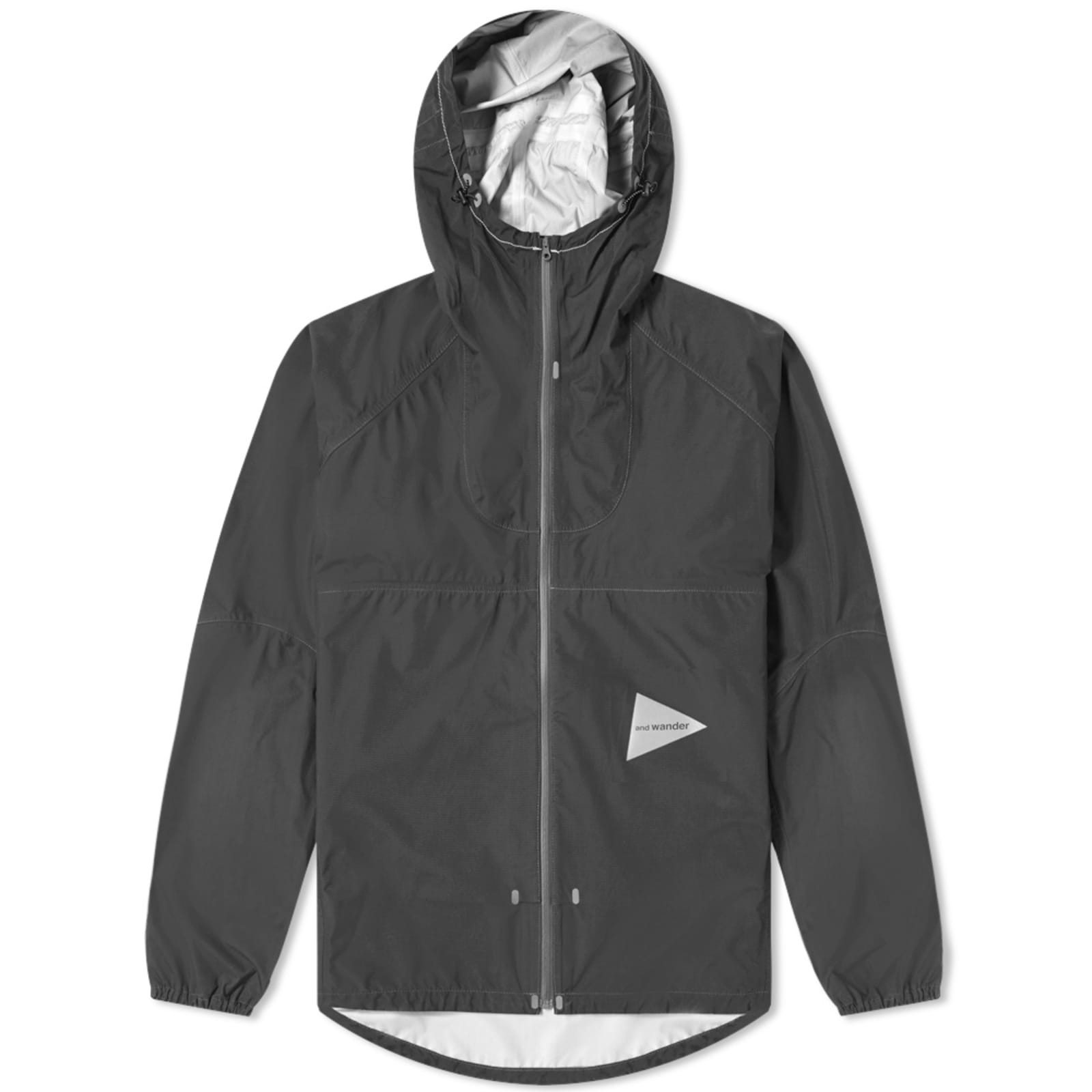 And Wander 3L Light Rain Jacket Charcoal END. (GB)
