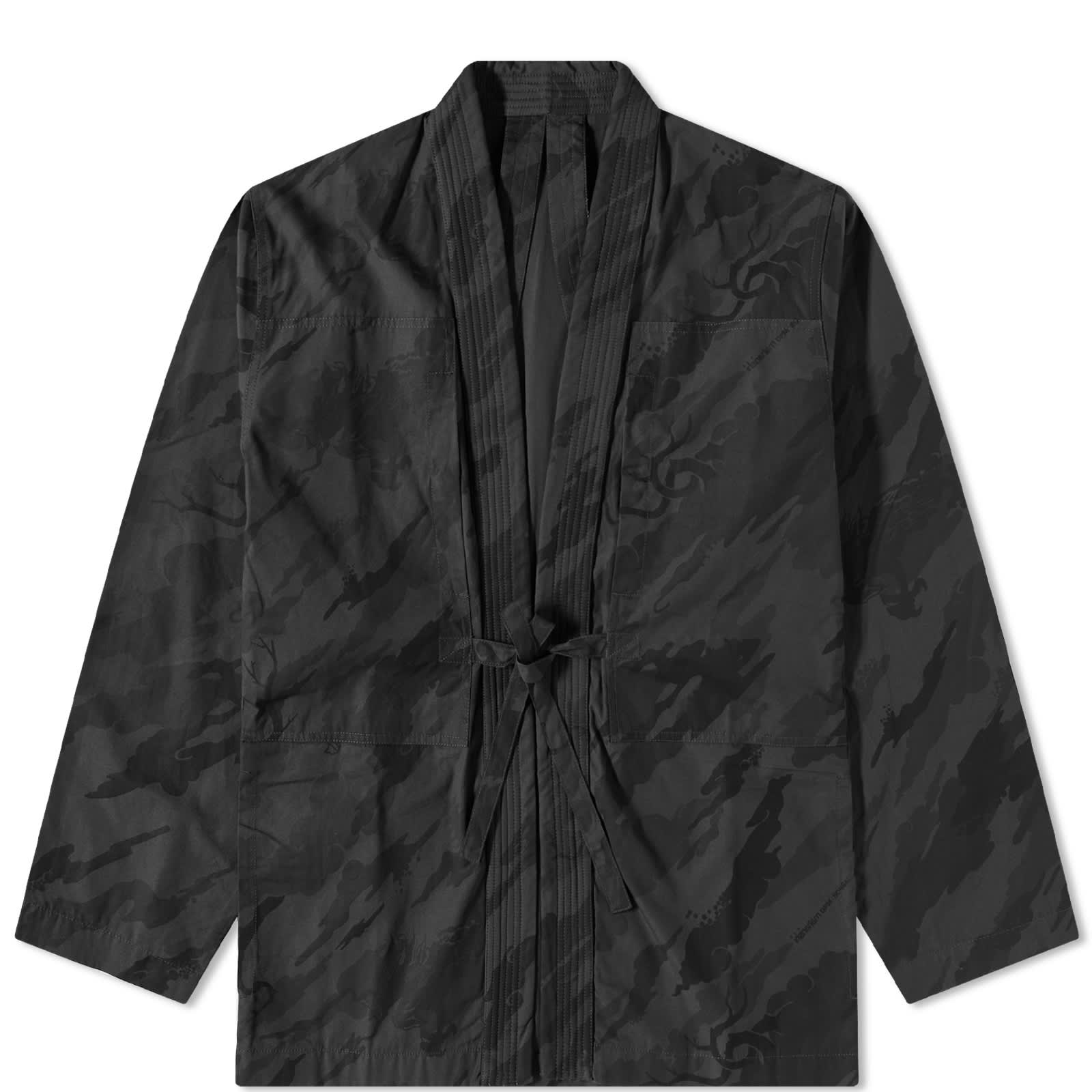 Maharishi Camo Utility Kimono Overshirt - Subdued Night