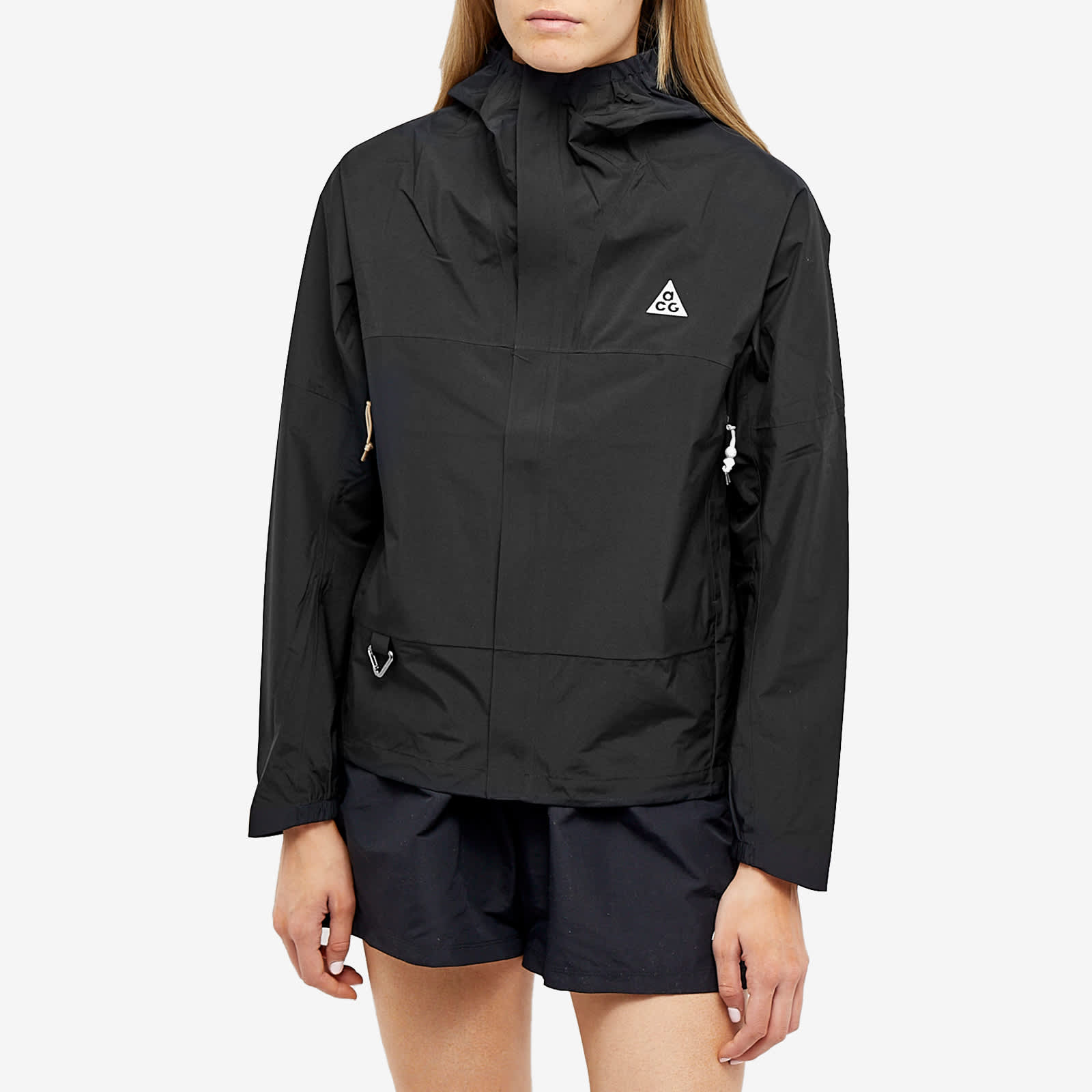 Nike ACG Cascade Rain Jacket - Black & Summit White