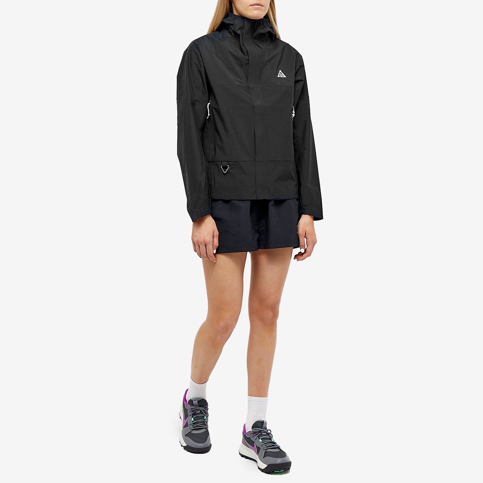 Nike ACG Cascade Rain Jacket Black & Summit White END. (US)