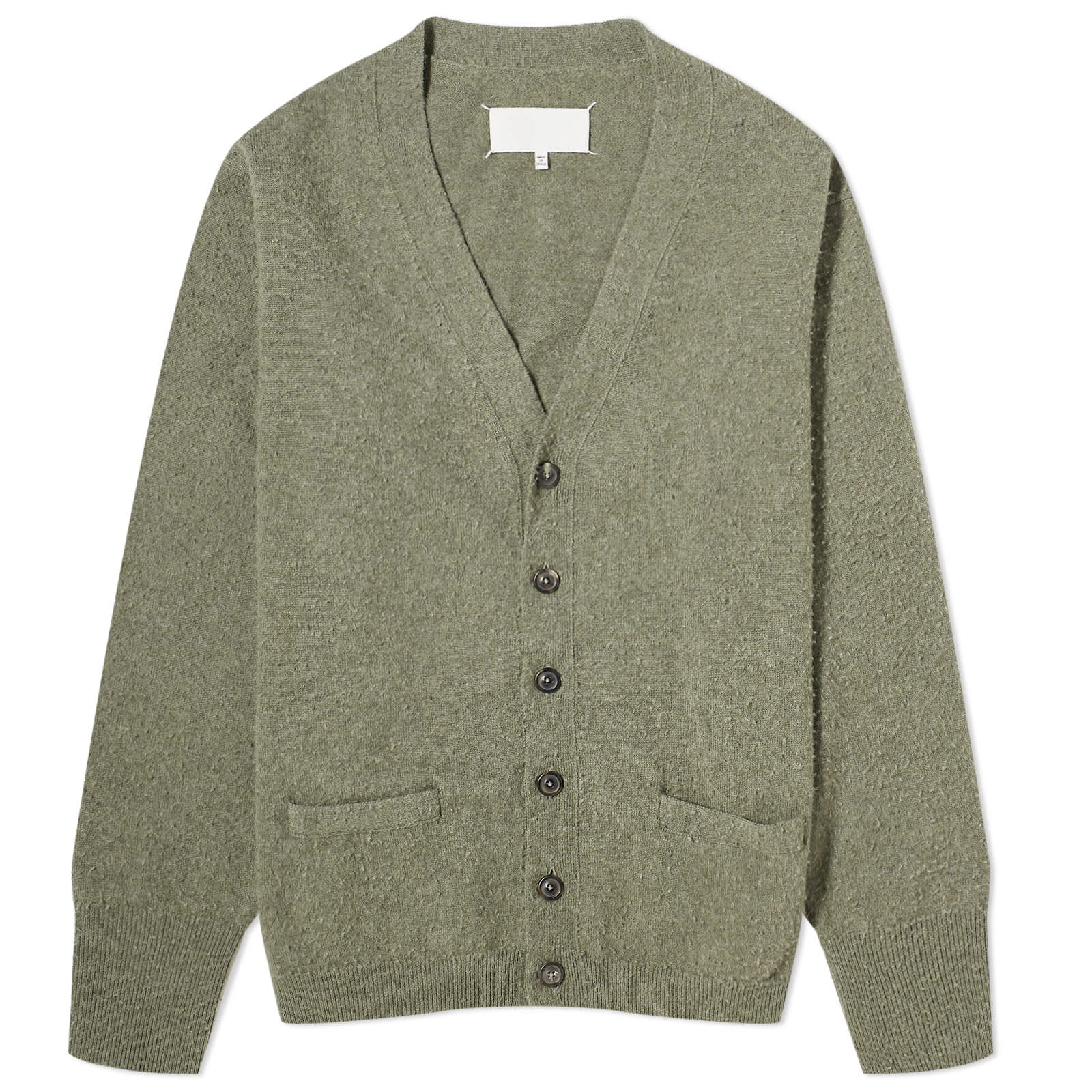 Maison Margiela Cashmere Cardigan - Moss