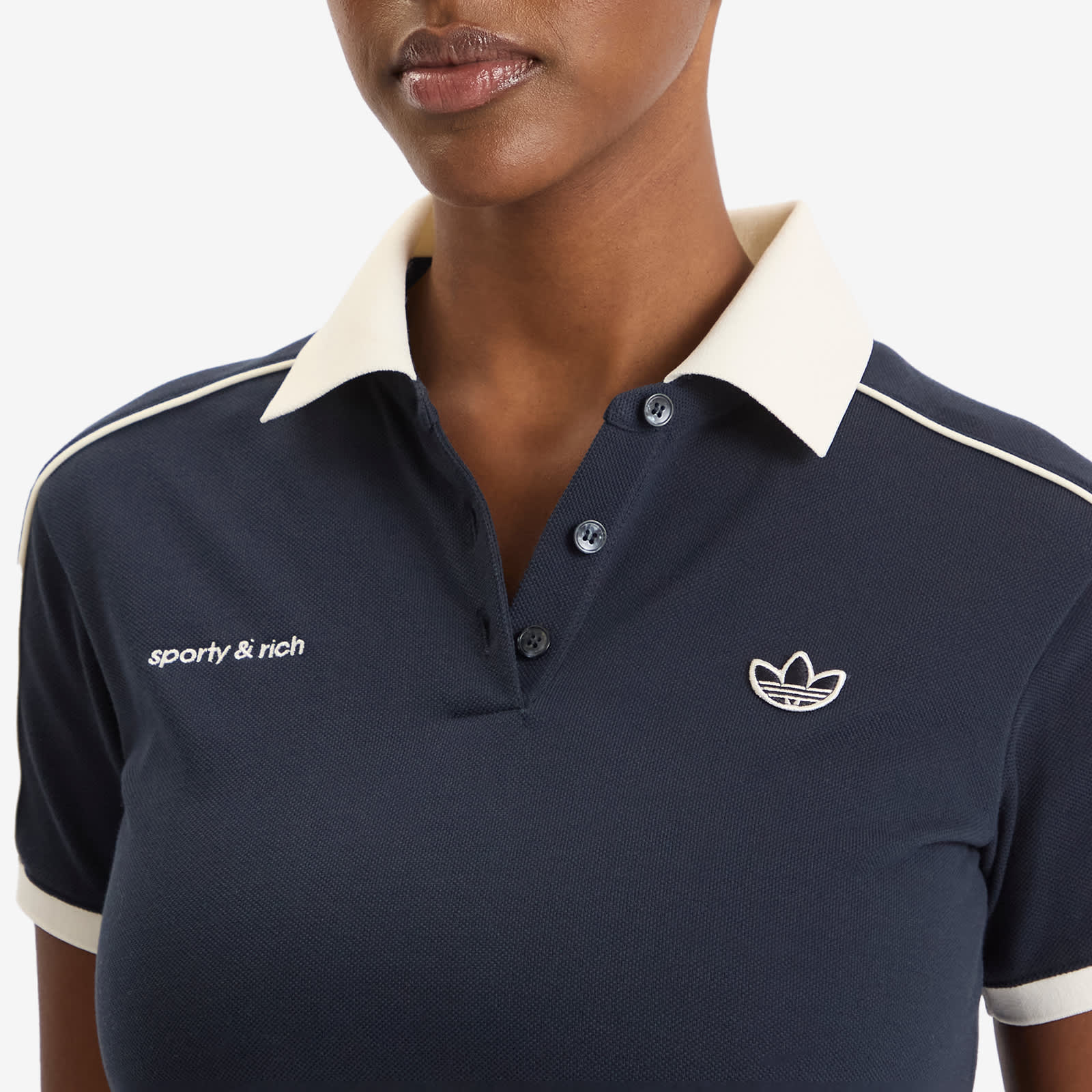 Adidas x Sporty & Rich POLO T-SHIRT