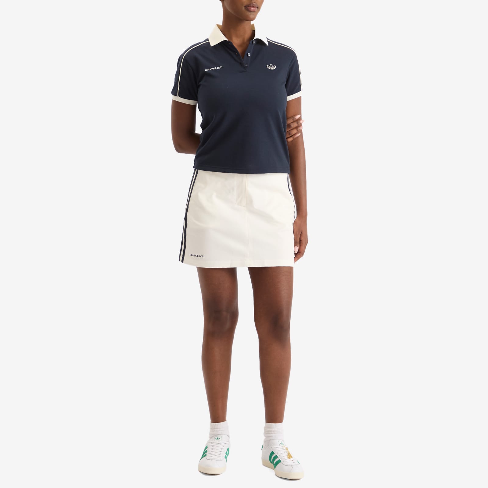 Adidas x Sporty & Rich POLO T-SHIRT