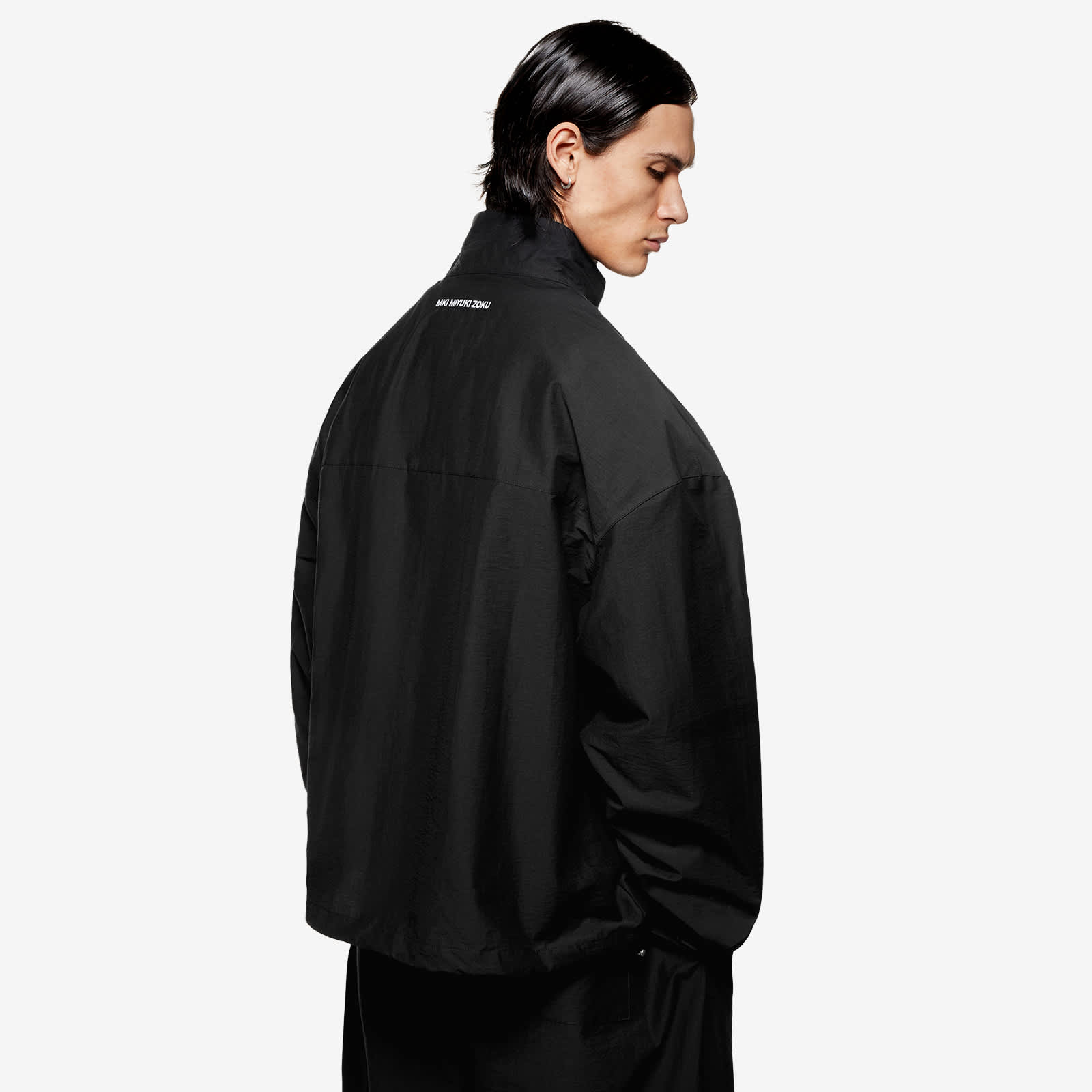MKI Washed Cotton Nylon Track Jacket