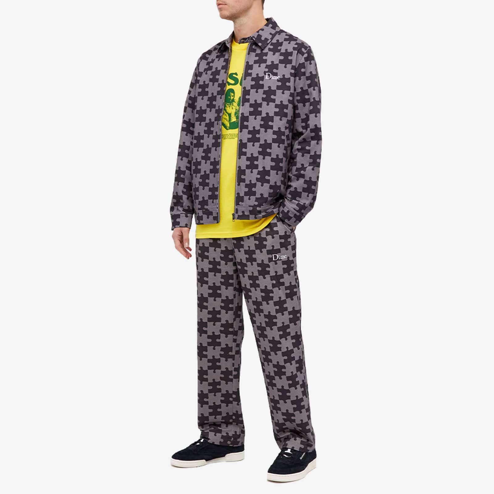 Dime Puzzle Twill Jacket Charcoal END (GB)
