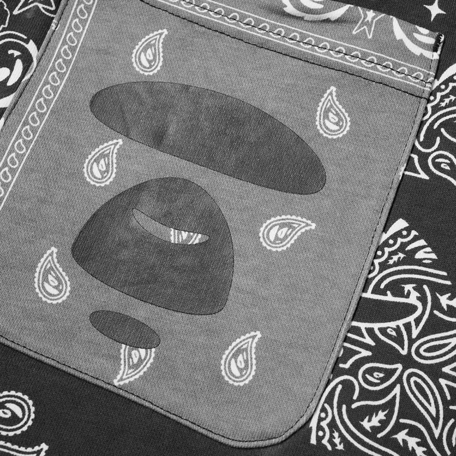 AAPE Bandana Jersey Short Black &White END. (US)