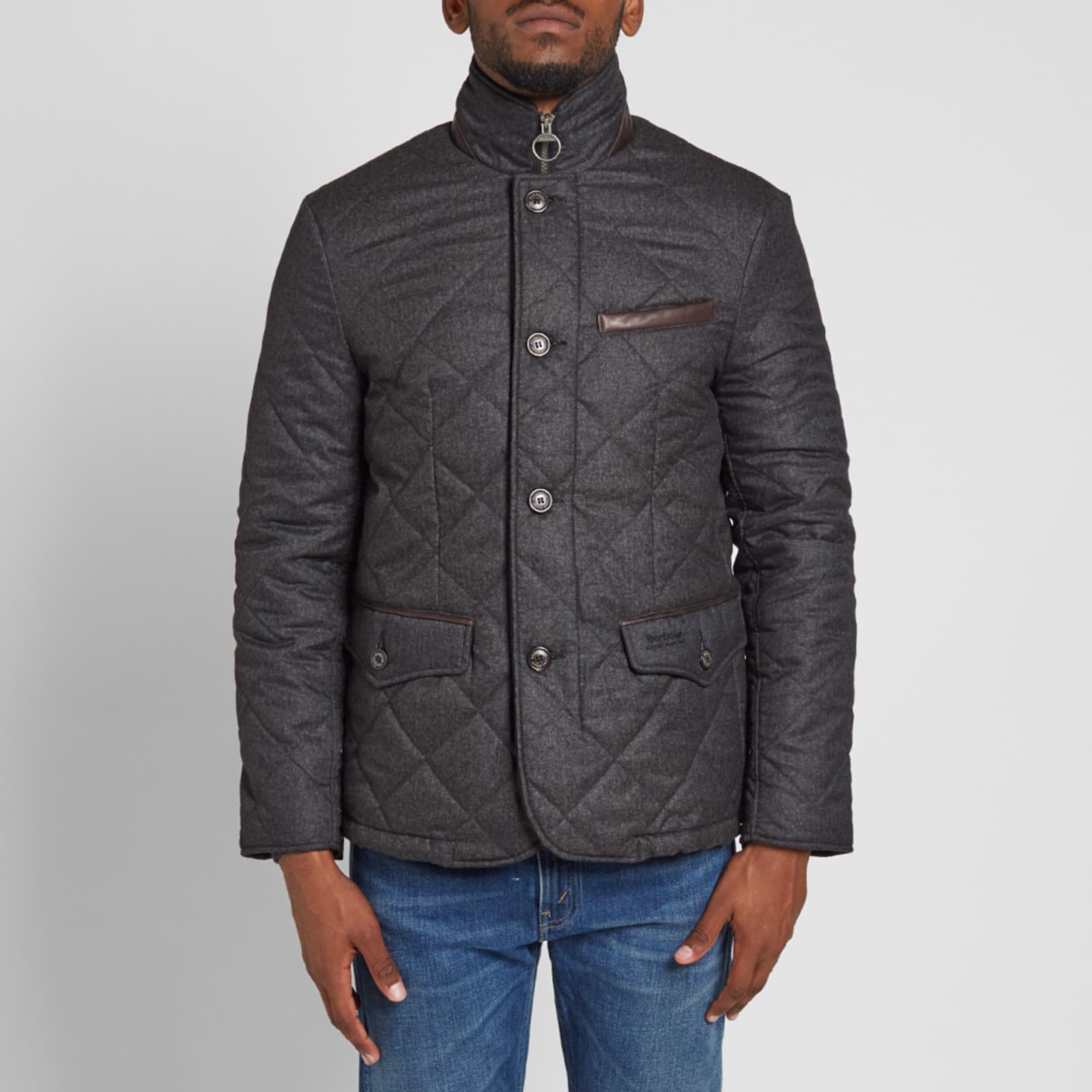Barbour x Land Rover Filey Quilt Jacket Charcoal END. (GB)