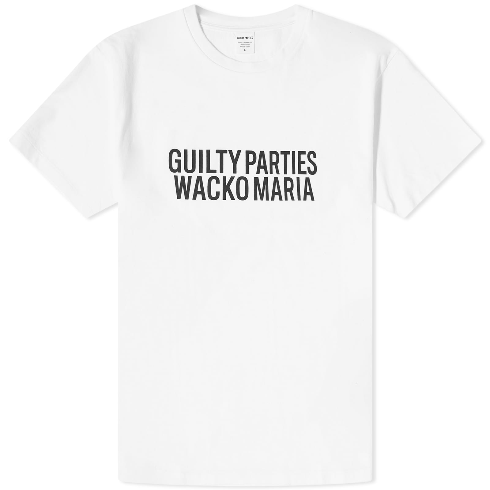 Wacko Maria Heavyweight Crew Neck TShirt White END.