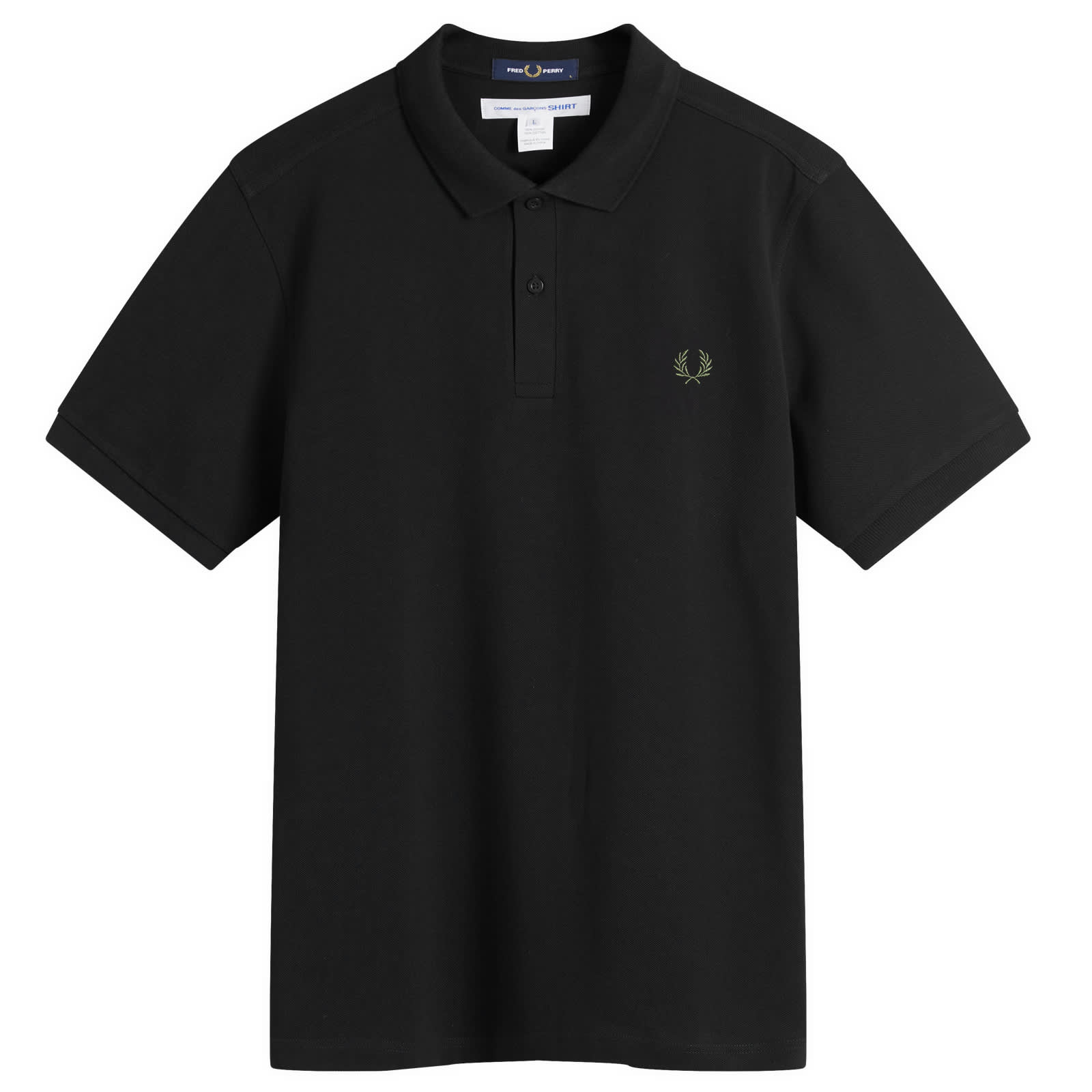 Comme des Garçons SHIRT x Fred Perry Back Print Polo - Black