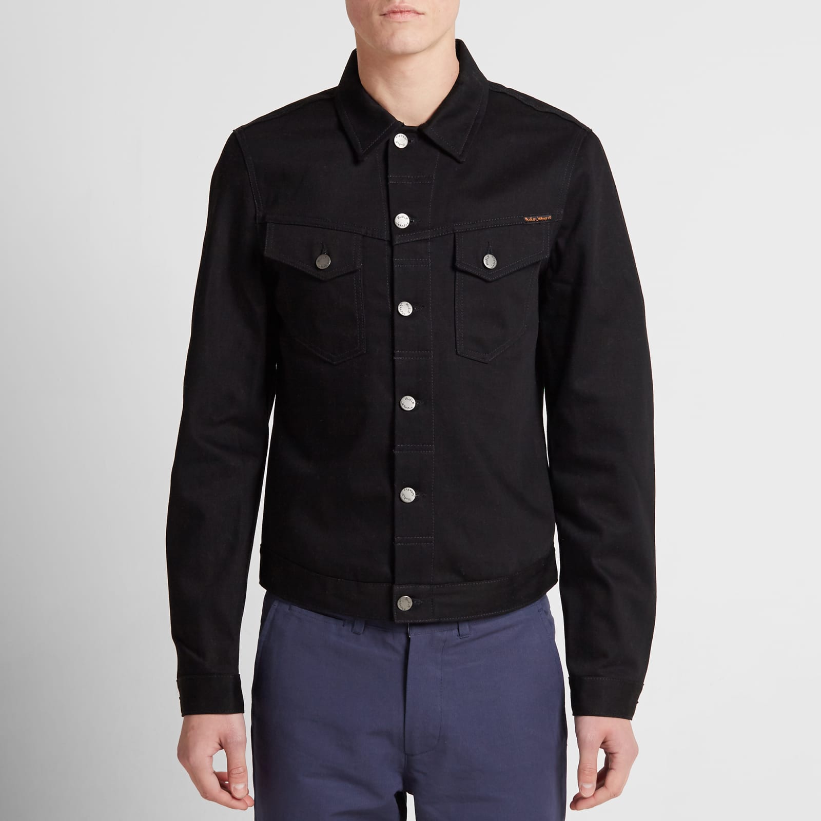 Nudie Kenny Jacket Dry Black Denim END.