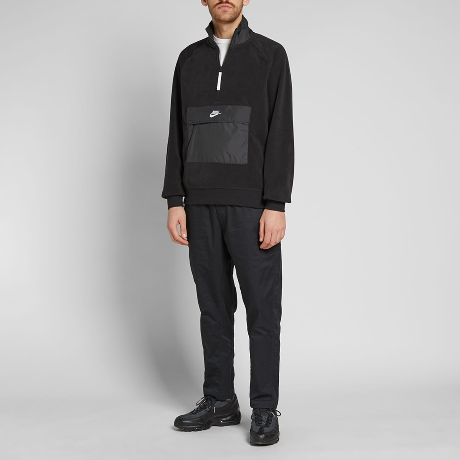 nike winter half zip fleece