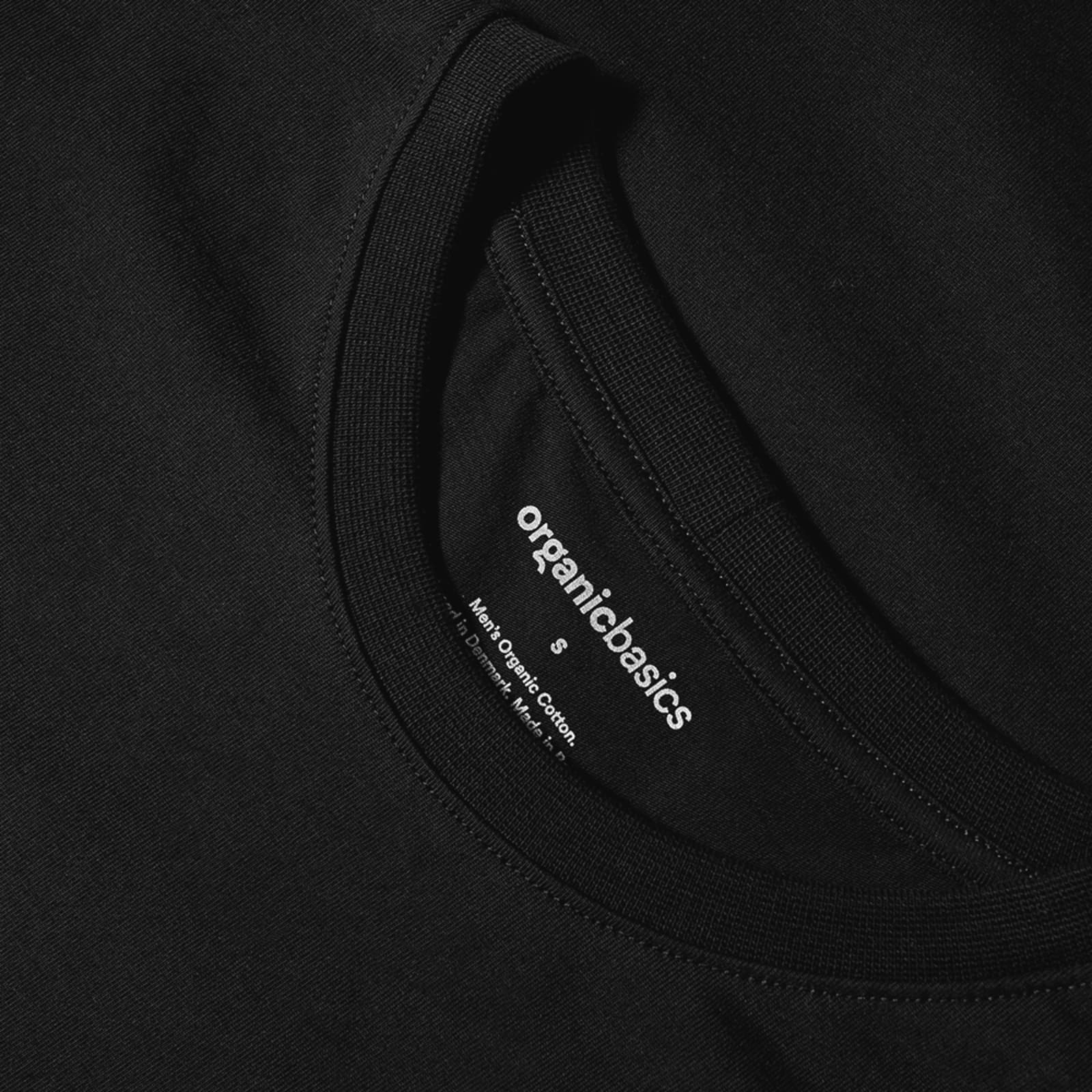 Organic Basics Organic Cotton TShirt Black END.