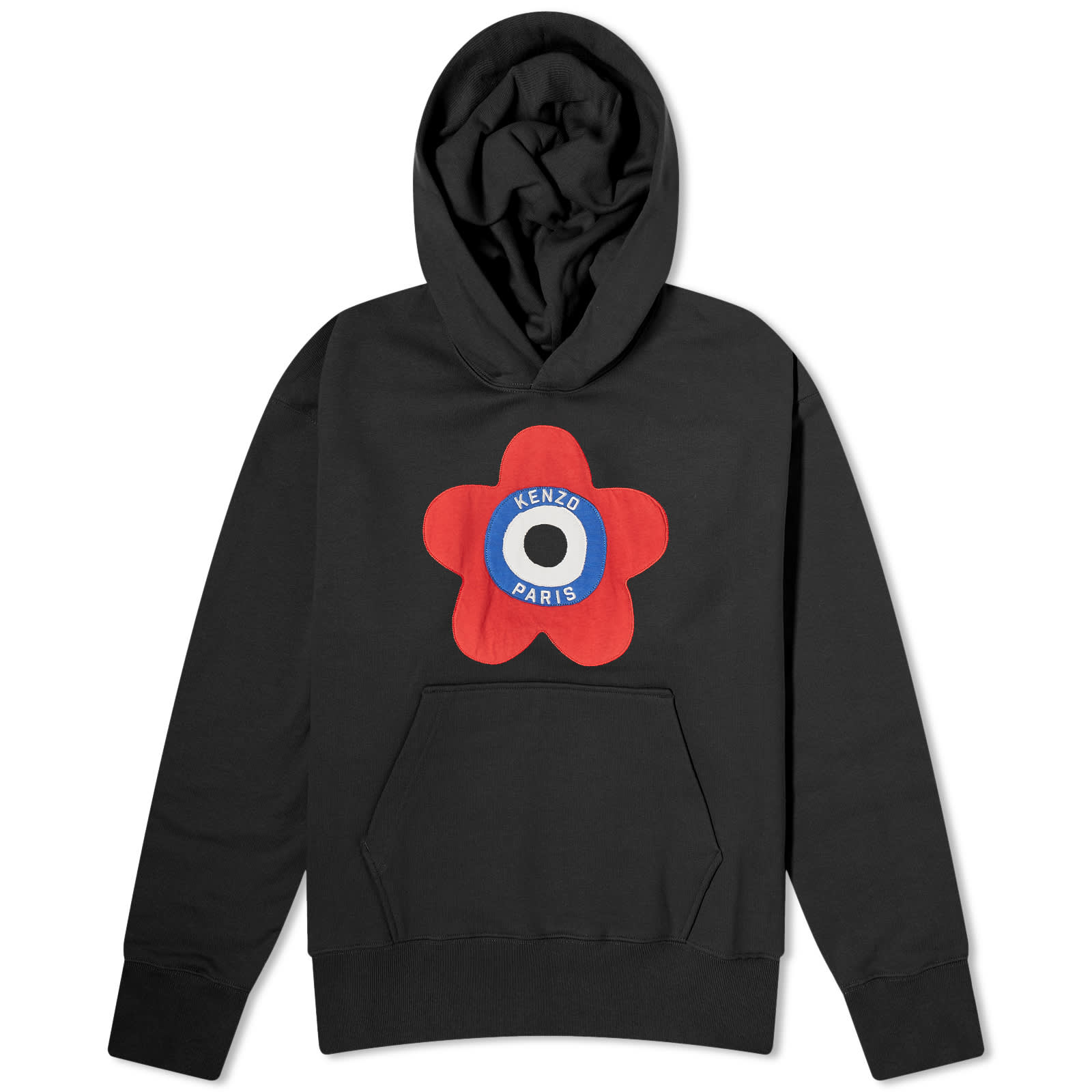Kenzo Target Oversized Popover Hoodie Black END.