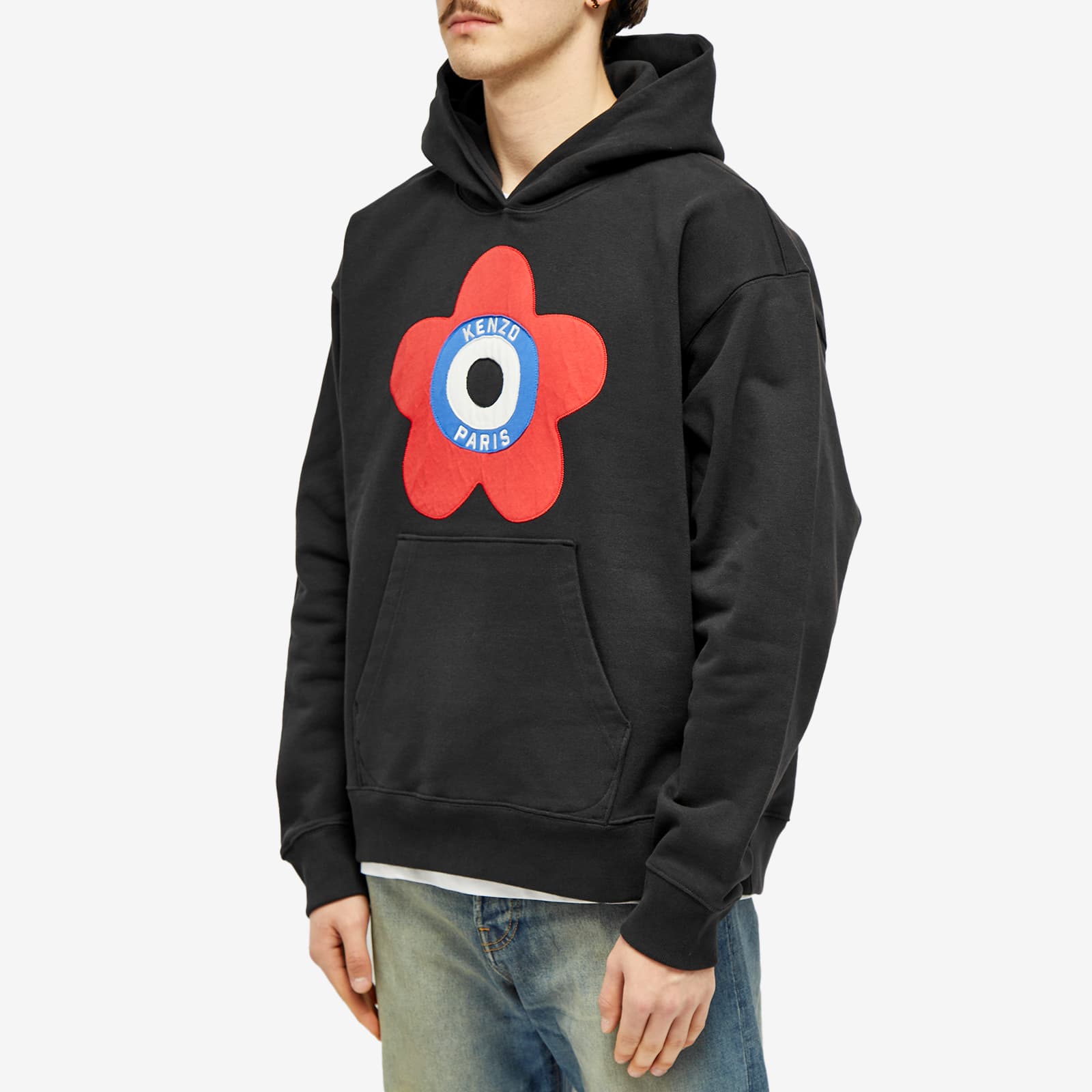 Kenzo Target Oversized Popover Hoodie Black END.