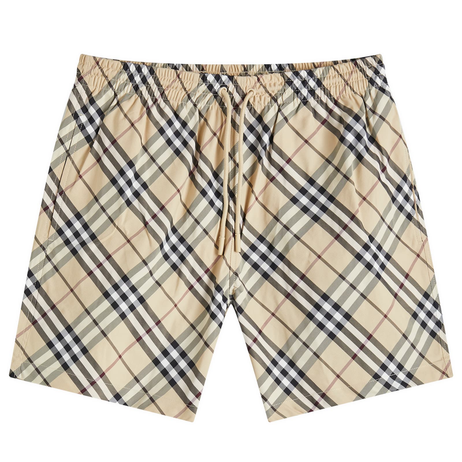 Burberry Printed Check Swim Shorts