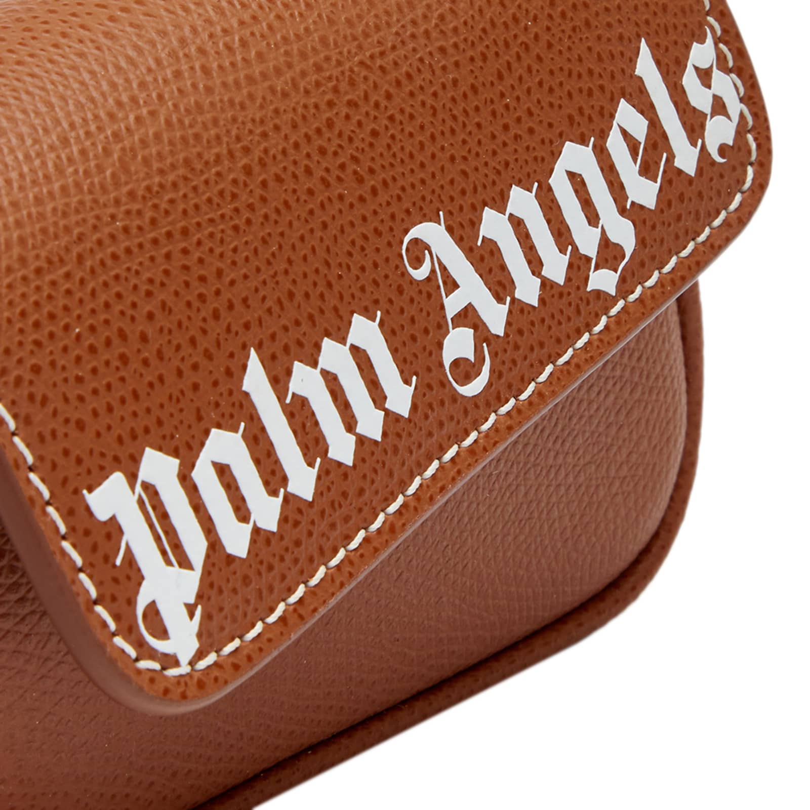 Palm Angels Mini Crash Bag Brown & White END.