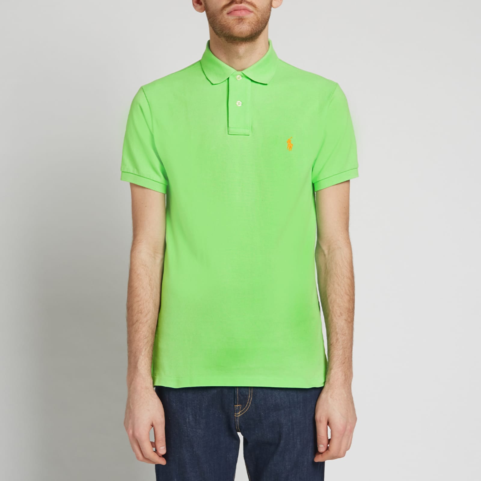Polo Ralph Lauren Slim Fit Polo New Lime END.