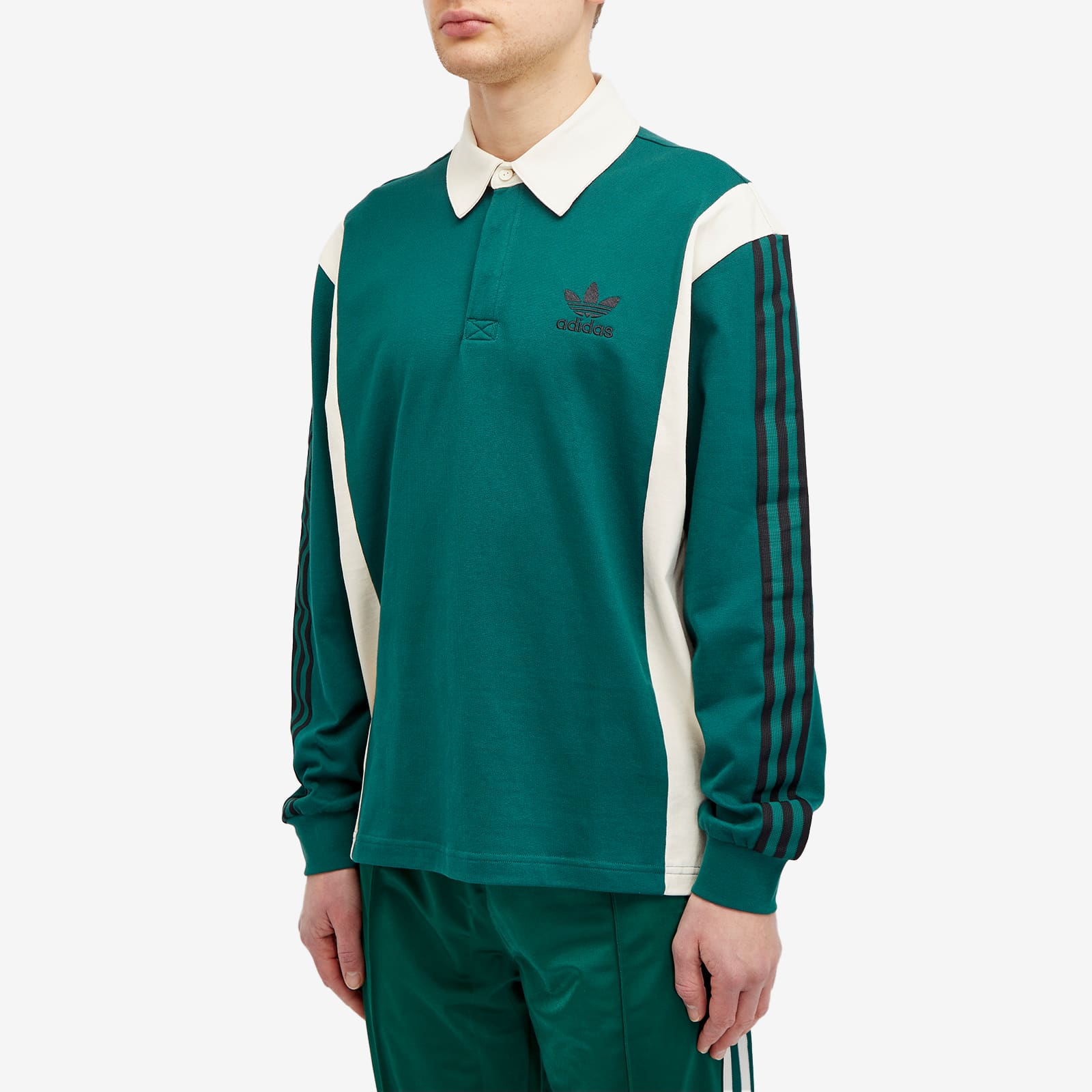 Adidas Rugby Shirt Collegiate Green END. (US)