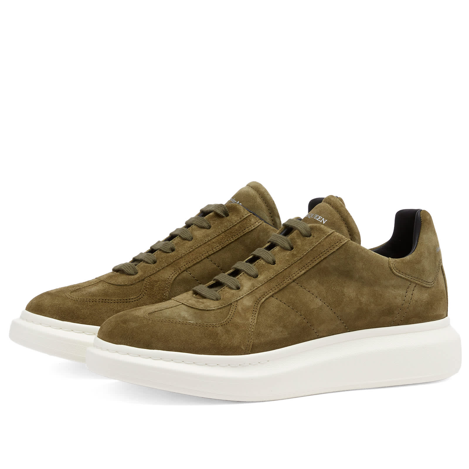 Alexander McQueen Exaggerate Sole Suede Sneaker