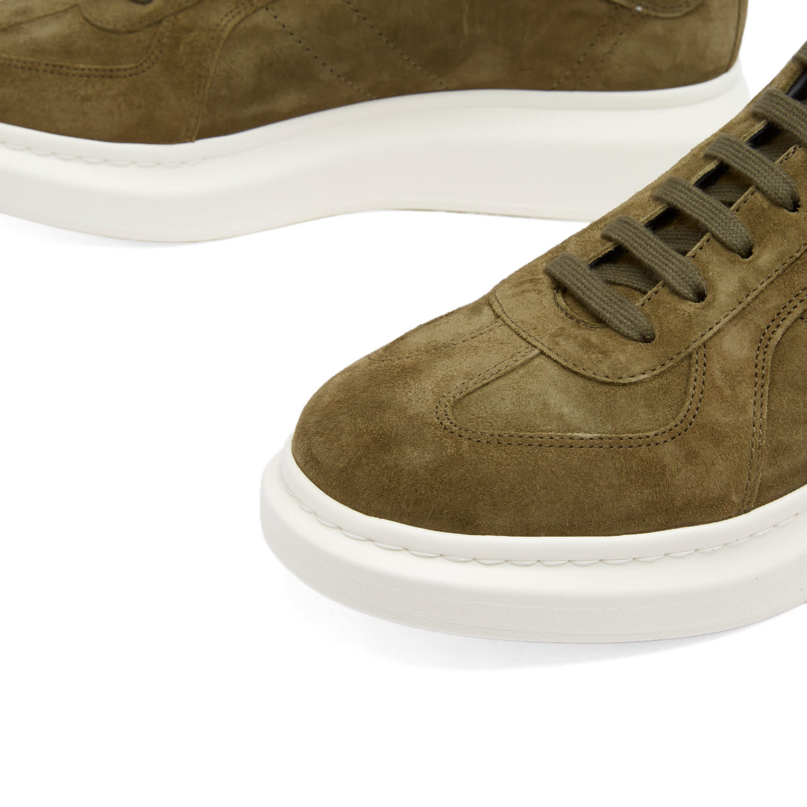 Alexander McQueen Exaggerate Sole Suede Sneaker