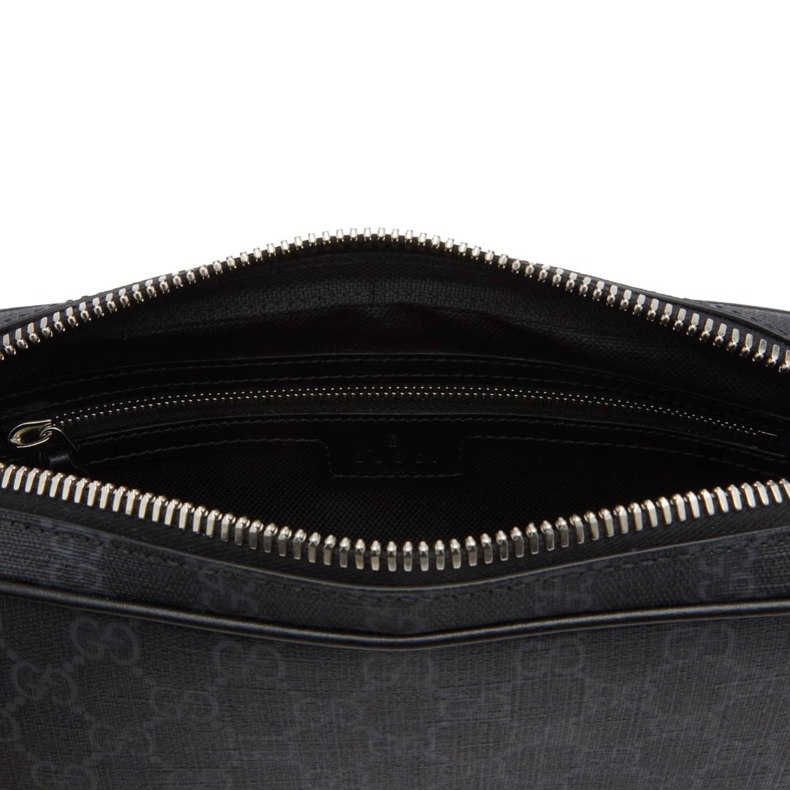Gucci GG Black Pouch with Strap