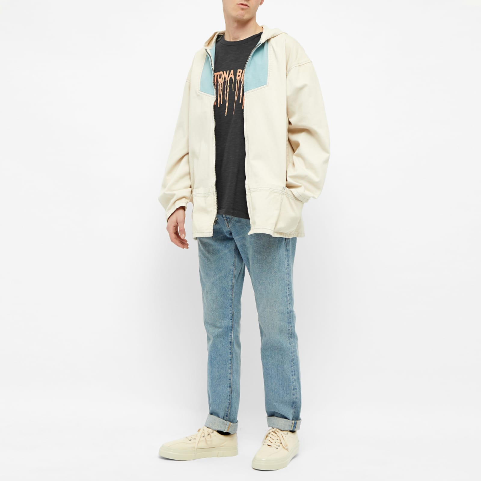 Velva Sheen Daytona Beach TShirt Black END.