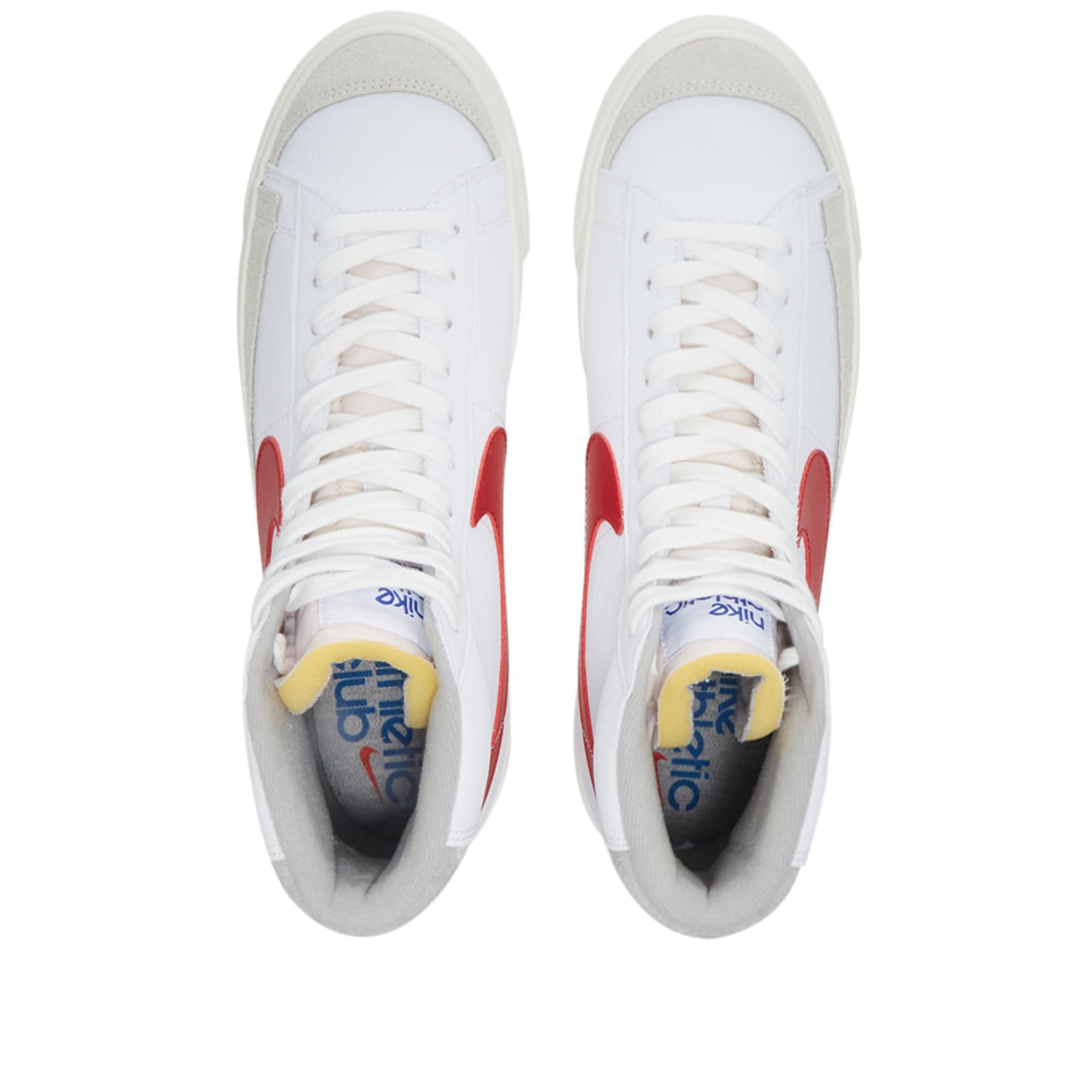 Nike Blazer Mid '77 Athletic Club - White, Red, Grey & Phantom