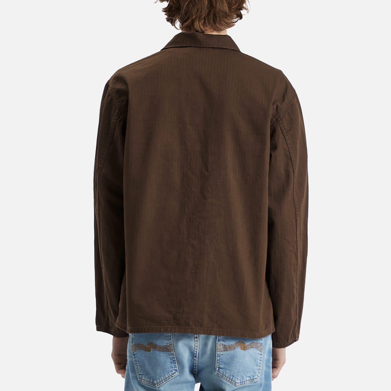 Nudie Jeans Co Buddy Herringbone Chore Jacket