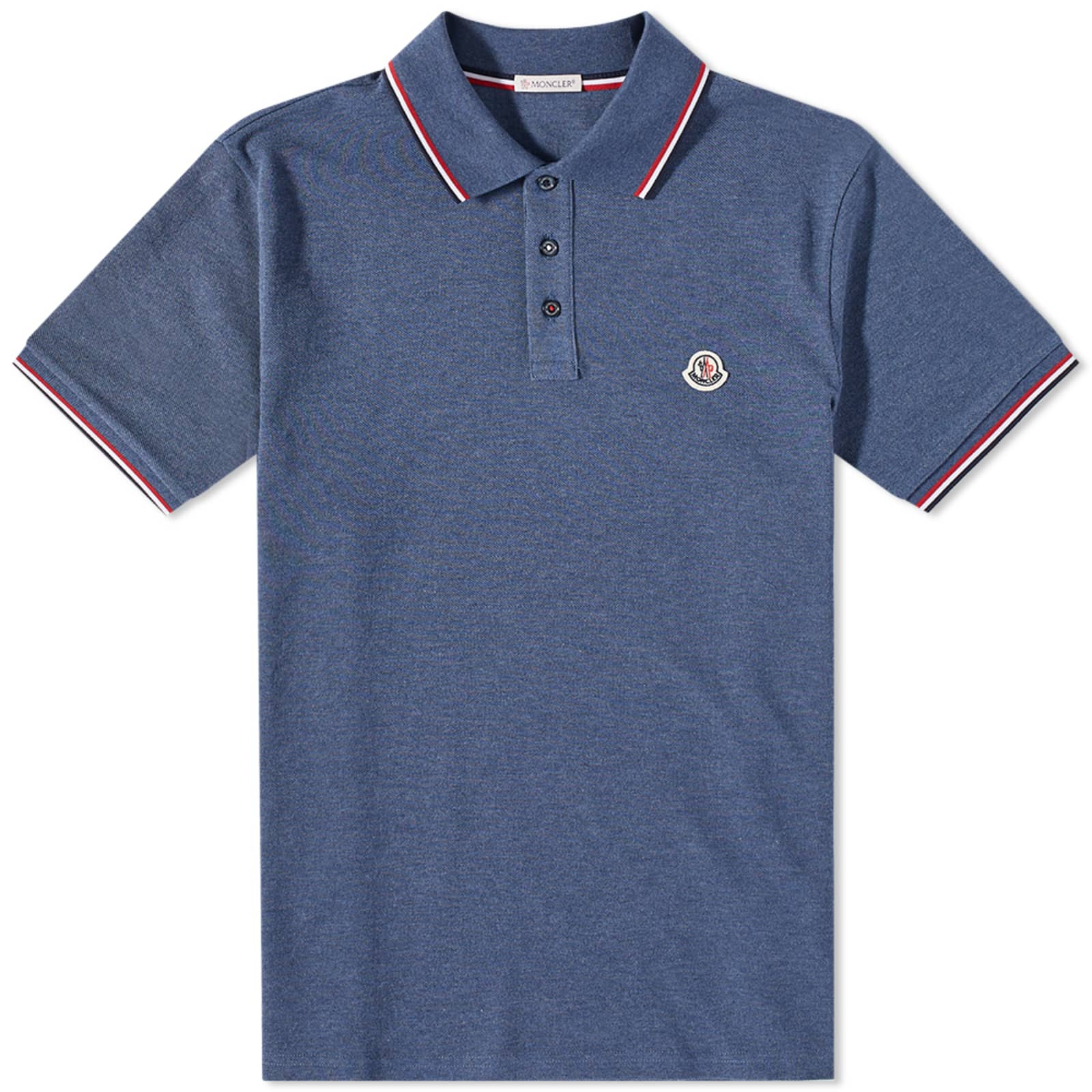 Moncler Classic Logo Polo Teal END.
