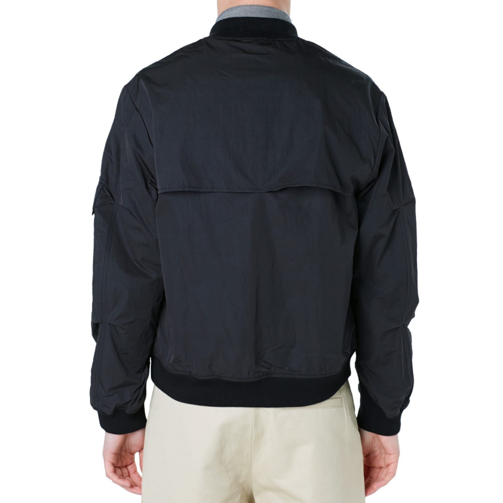 Our Legacy Patch Pocket Bomber Jacket Black Wave END.