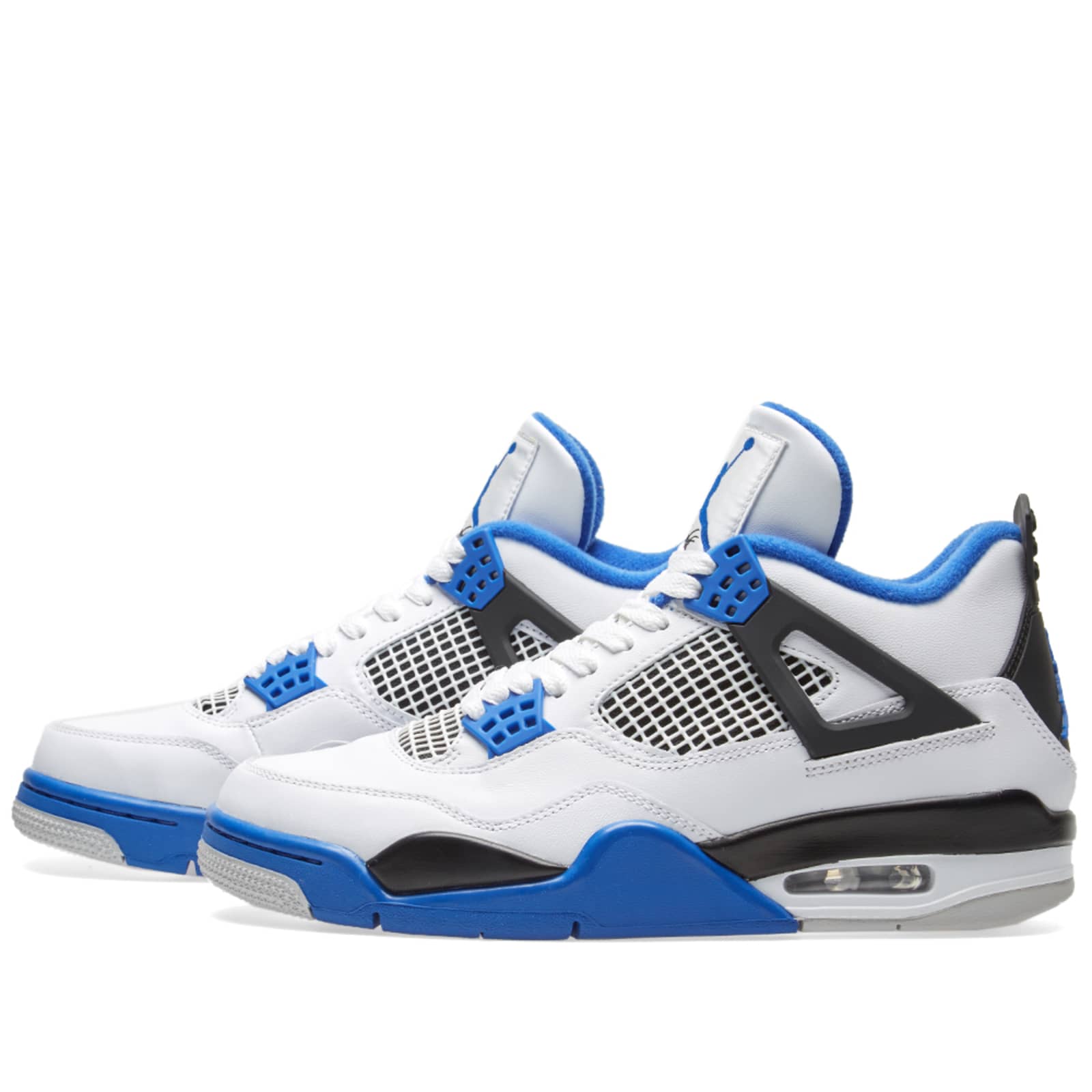 air jordan 4 retro white game royal black