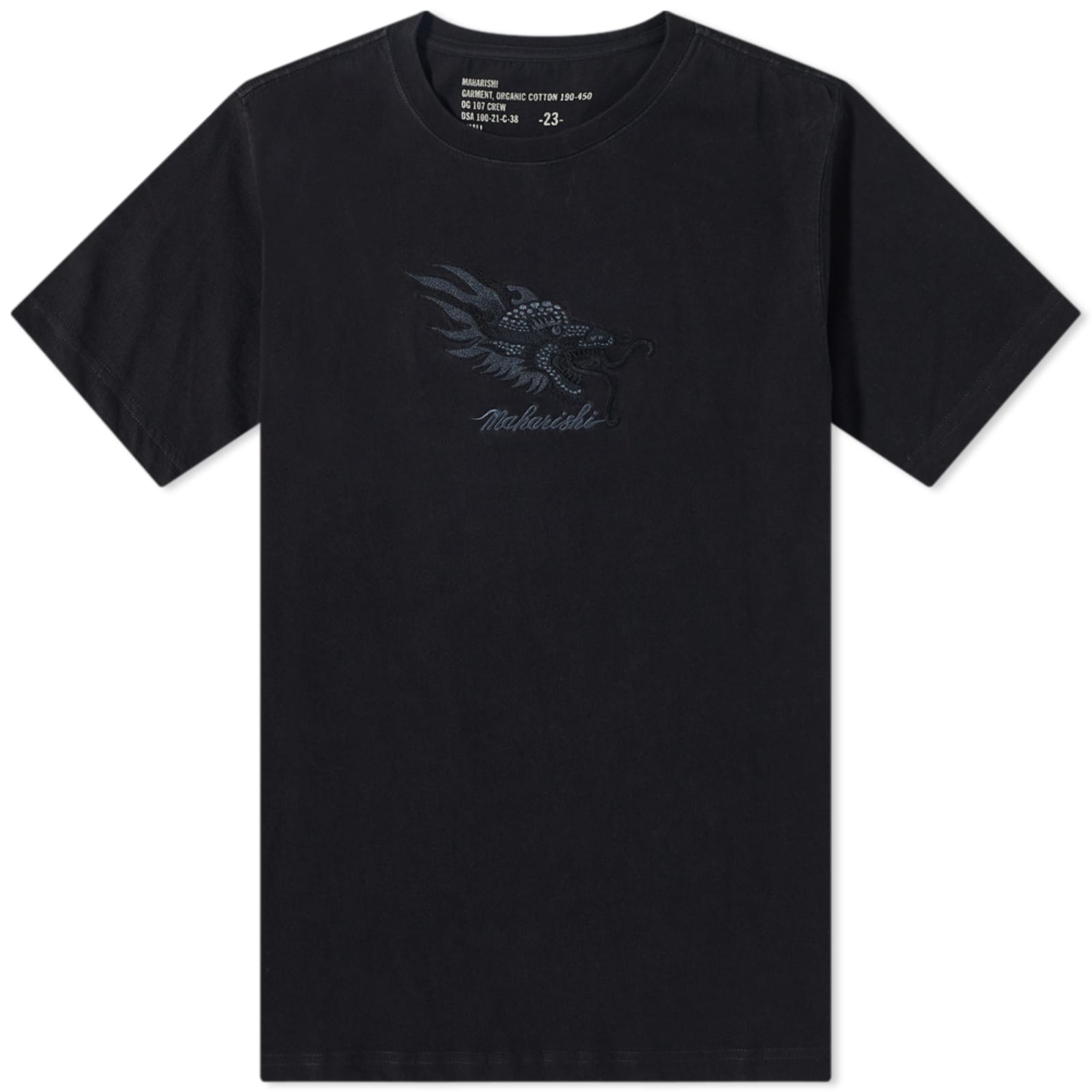 Maharishi Tibetan Dragon T-Shirt Black | END.